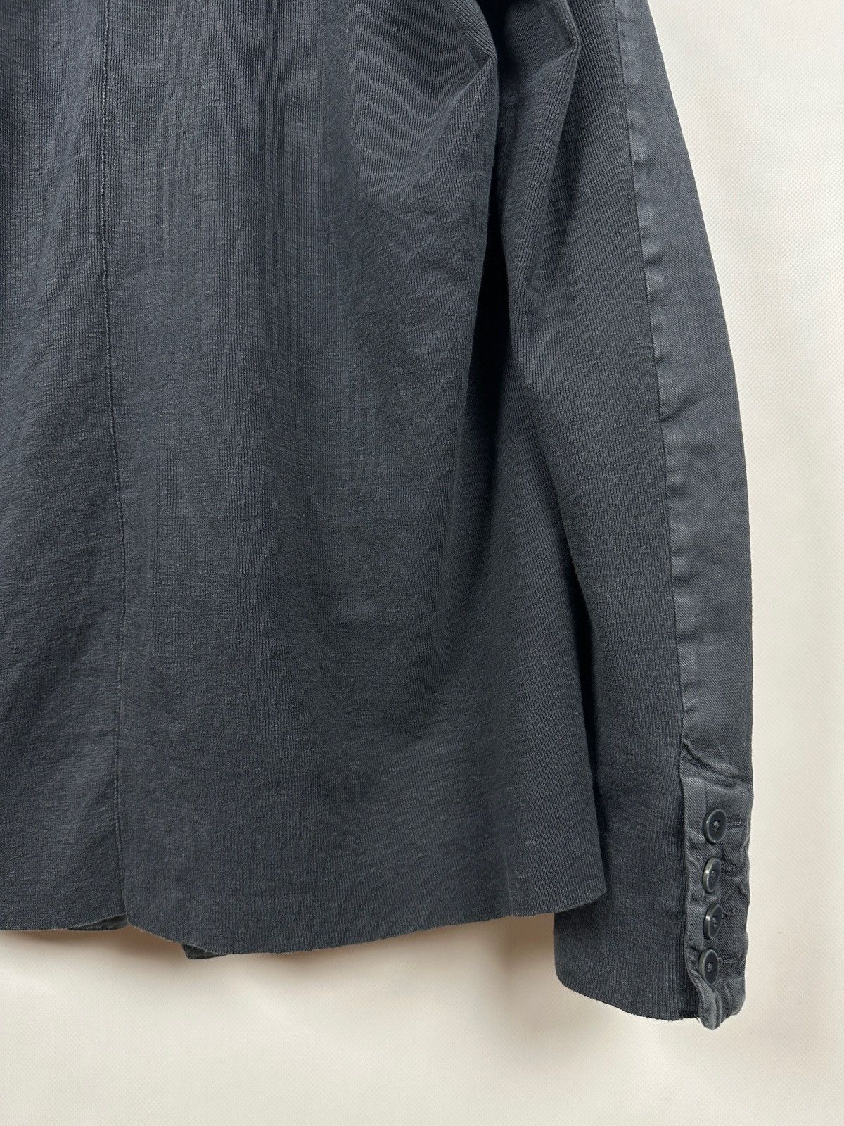 Transit Uomo Gray Linen Avant Garde Blazer Jacket - www 