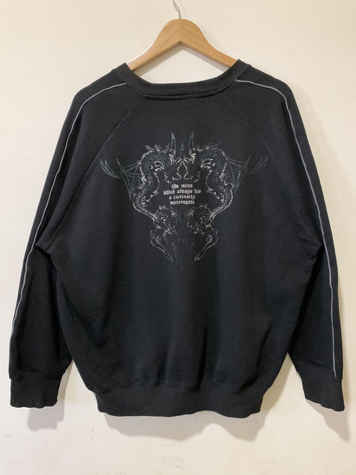 Vintage Grass Hiiher Dragon Boxy Sweatshirt