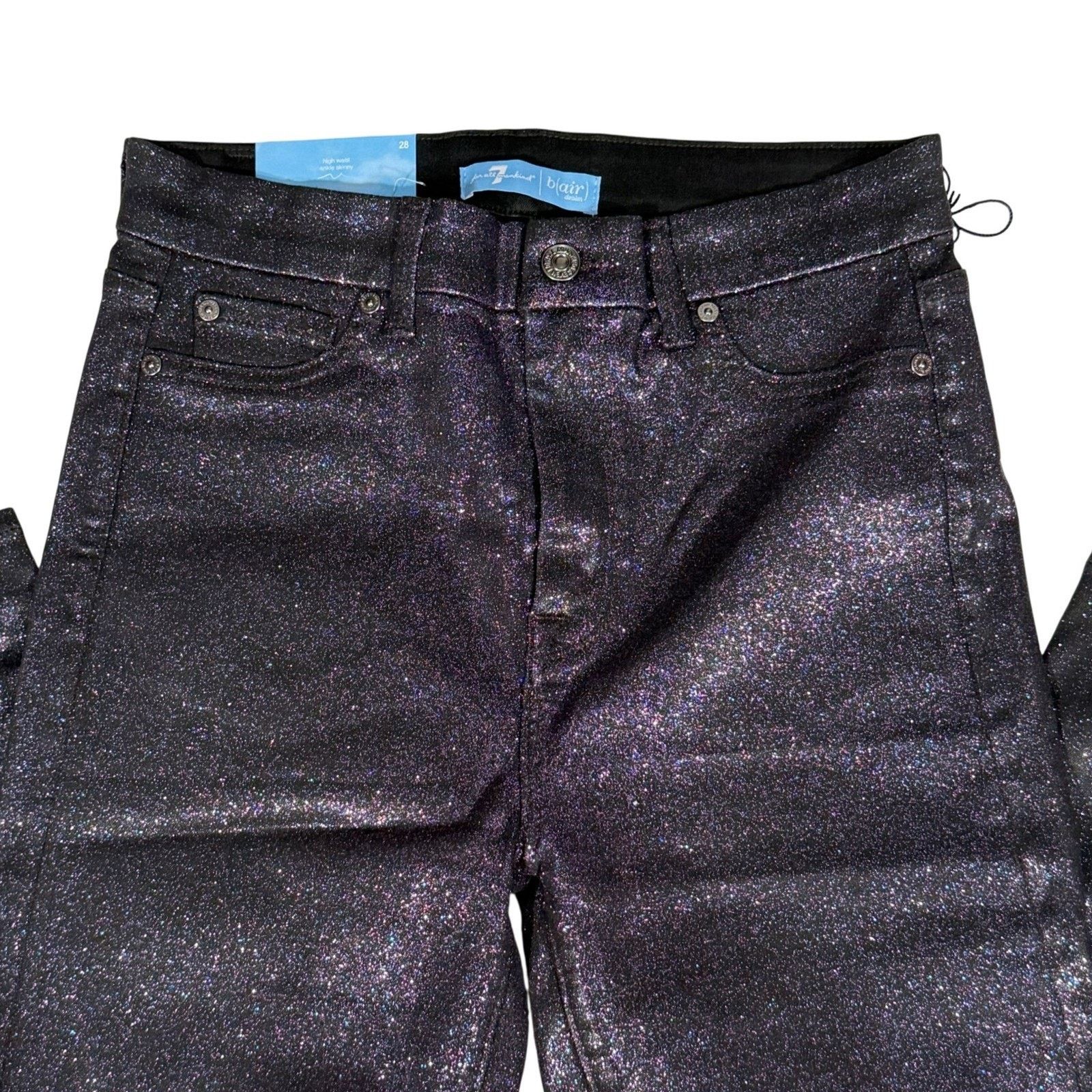 7 For All Mankind 7 For All Mankind High Waist Ankle Skinny Jeans Size 28 Size 28" / US 6 / IT 42 - 1 Thumbnail