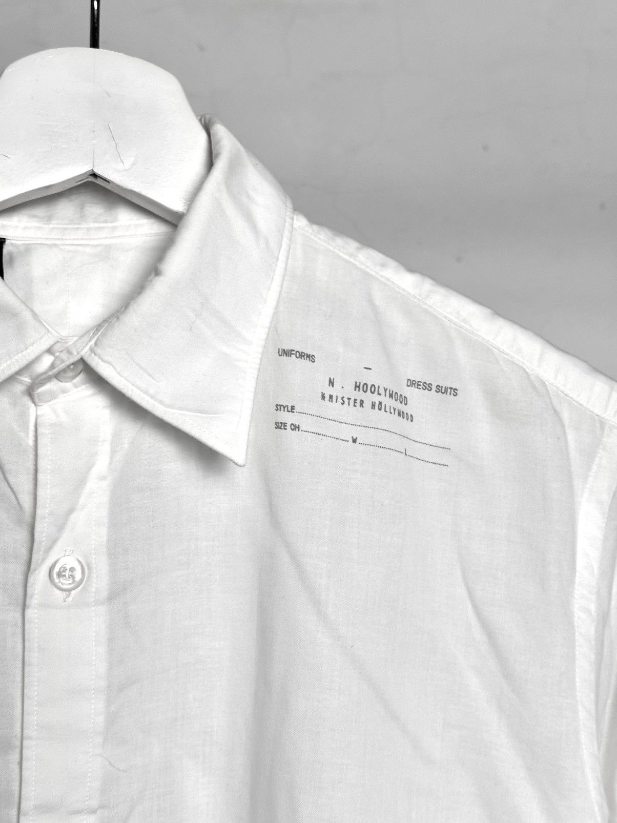 N.Hoolywood N.Hollywood White Button Shirt Size US M / EU 48-50 / 2 - 3 Thumbnail