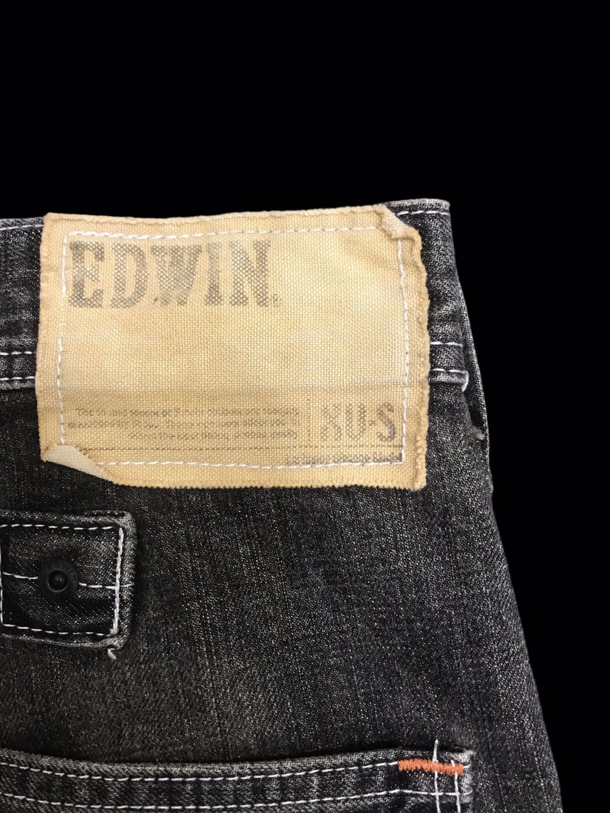 Edwin 💥ARCHIVAL💥RARE EDWIN JAPAN MUDWASH SUSPENDER DENIM F316 Size US 30 / EU 46 - 9 Thumbnail
