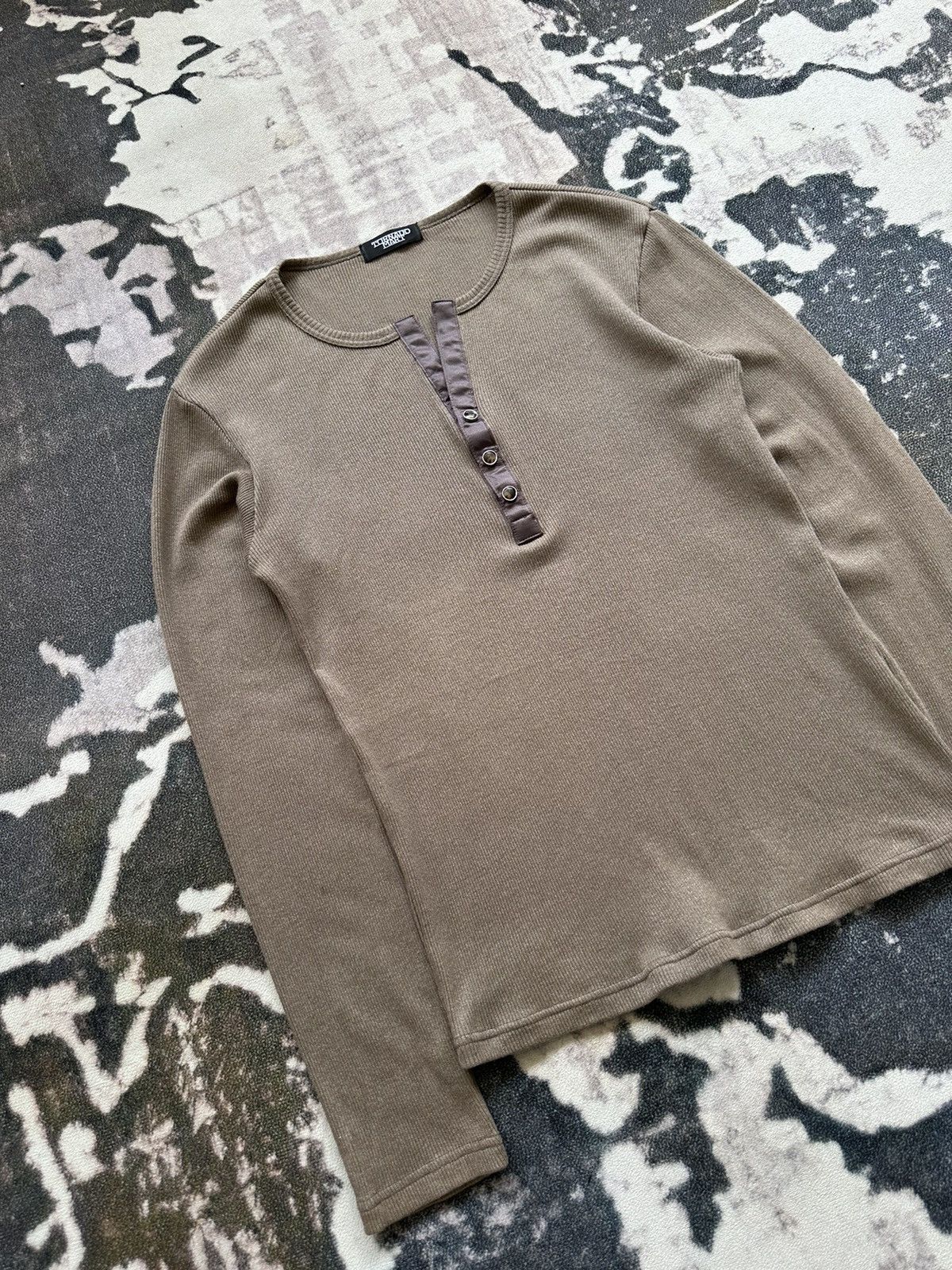 Tornado Mart 00’s Tornado Mart mesh henley button long sleeve Size US M / EU 48-50 / 2 - 2 Thumbnail