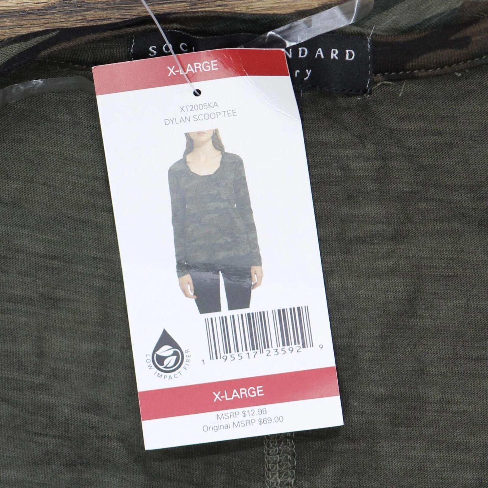 Sanctuary NWT Social Standard by Sanctuary T-Shirt Tee L Camo Green Size L / US 10 / IT 46 - 4 Thumbnail