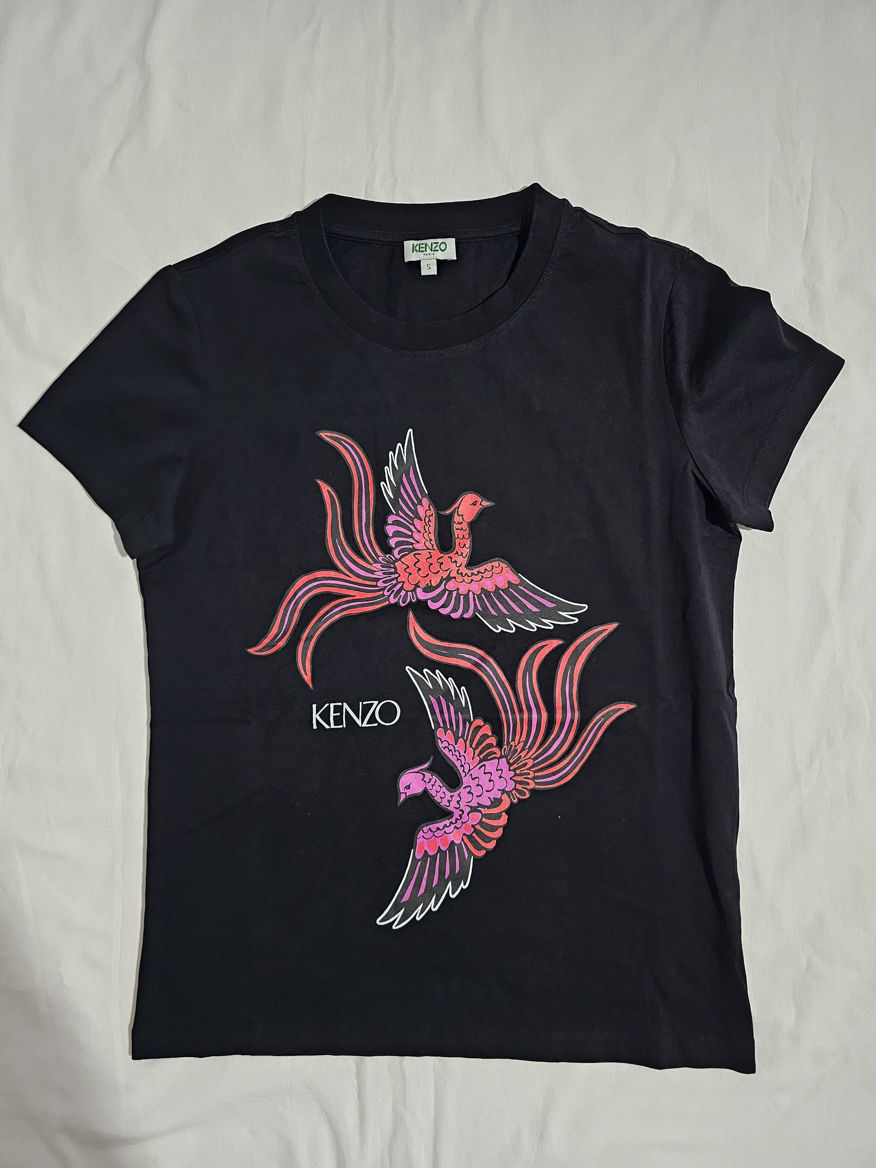 Kenzo Birds T-shirt with Birds by Kenzo - Size S Size S / US 4 / IT 40 - 3 Thumbnail