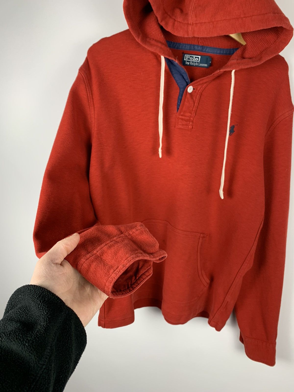 Polo Ralph Lauren Vintage 90’s Polo Ralph Lauren Heavyweight Hoodie Blue Pony Size US S / EU 44-46 / 1 - 7 Thumbnail