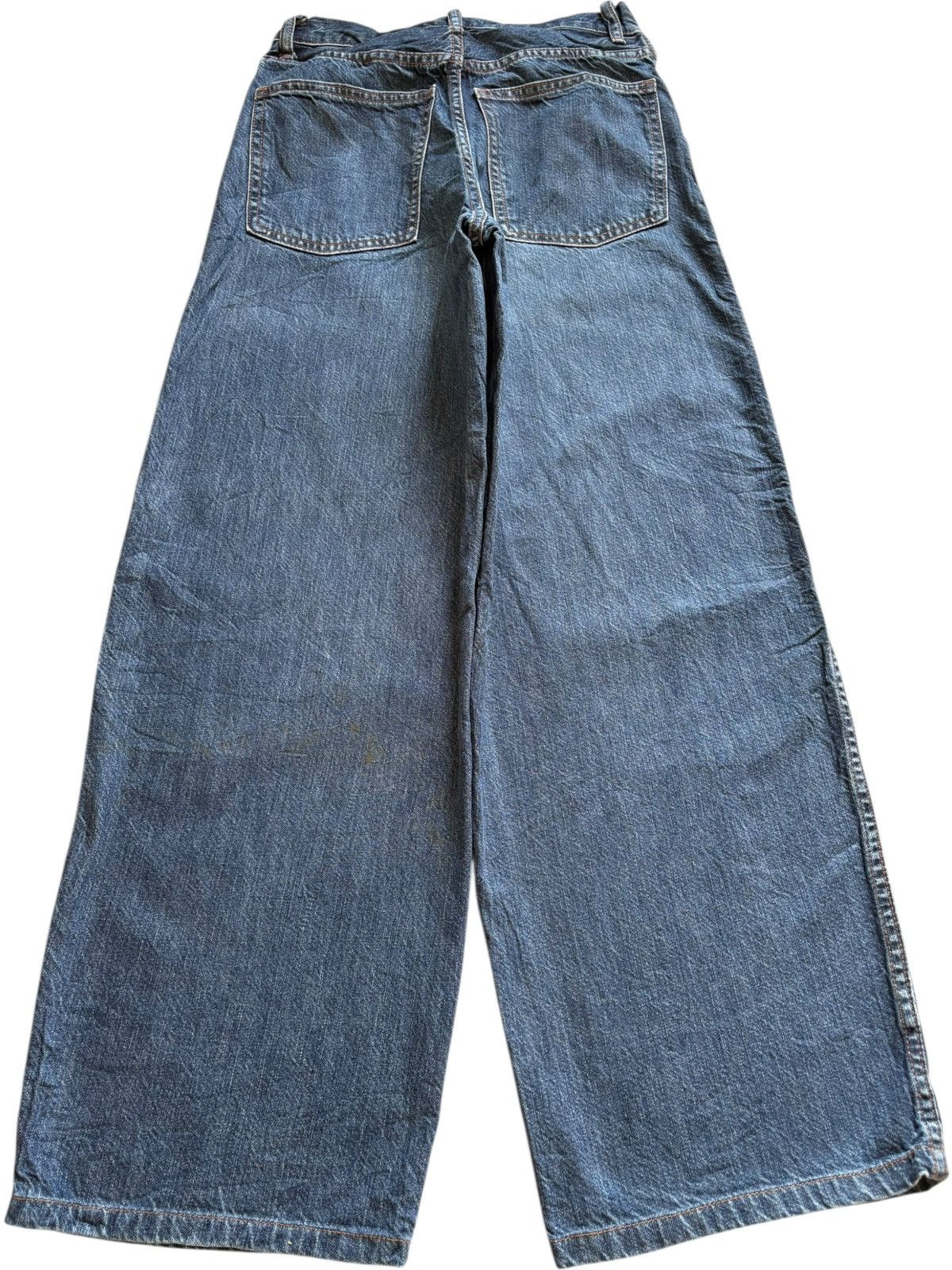 Uniqlo Vintage Uniqlo Blue Wash Baggy Jeans Size US 26 / EU 42 - 2 Thumbnail