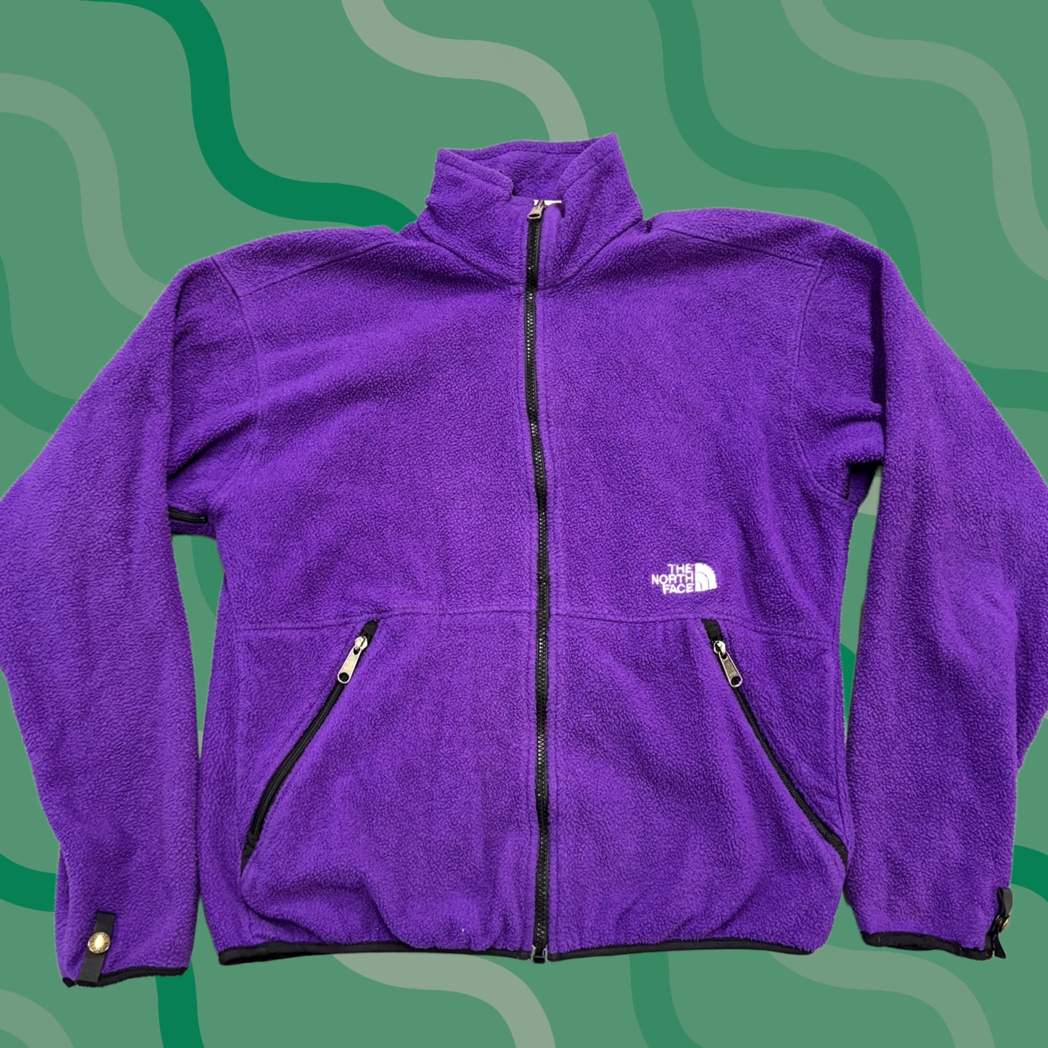 The North Face The North Face Fleece Jacket Womens Medium Purple Zip Outdoor Hiking Vintage Size M / US 6-8 / IT 42-44 - 1 Thumbnail