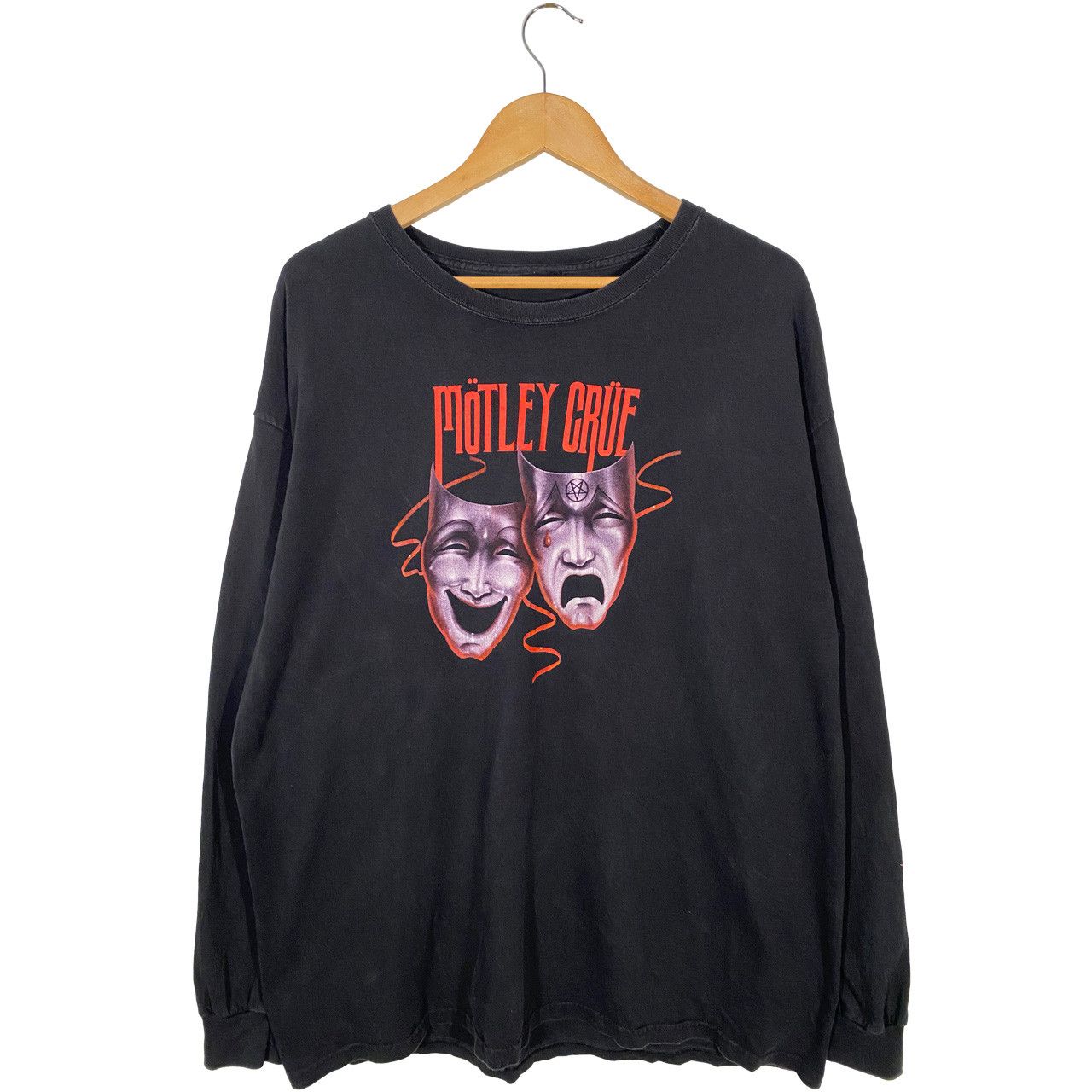 Band Tees Vintage 2004 Mötley Crüe Theatre of Pain LS Band Tee Black Size US XL / EU 56 / 4 - 1 Thumbnail