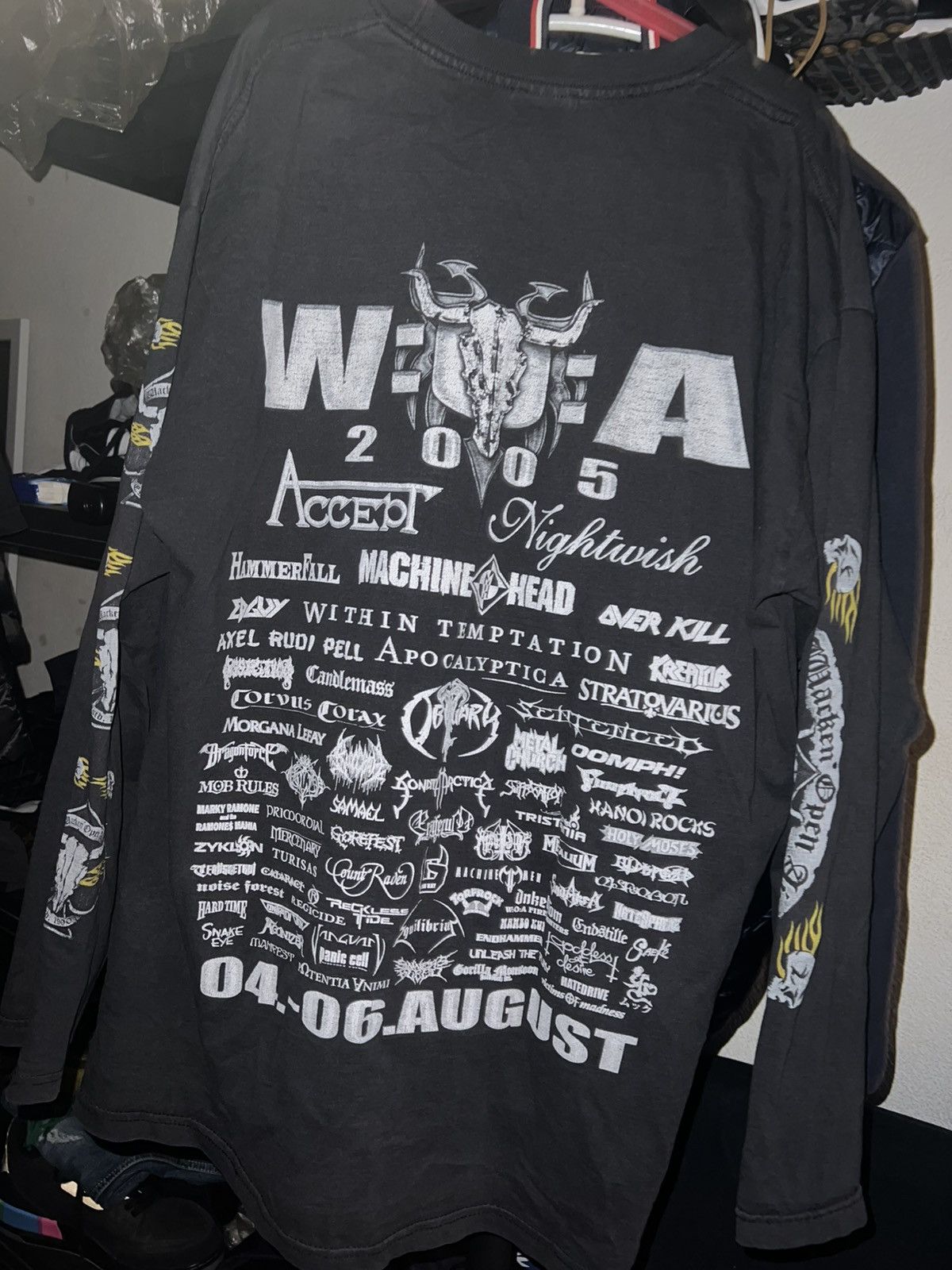Fruit Of The Loom Wacken Open air 2005 tour Date Long sleeve shirt Size US L / EU 52-54 / 3 - 4 Thumbnail