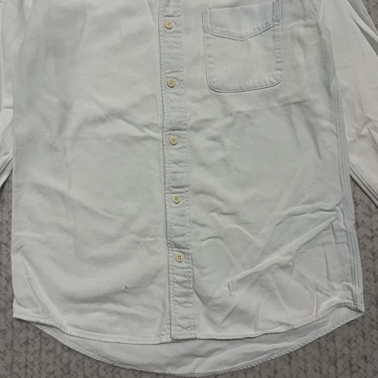 Visvim Rare Distressed Visvim Japan Light Wash Denim Shirt Size US S / EU 44-46 / 1 - 4 Thumbnail