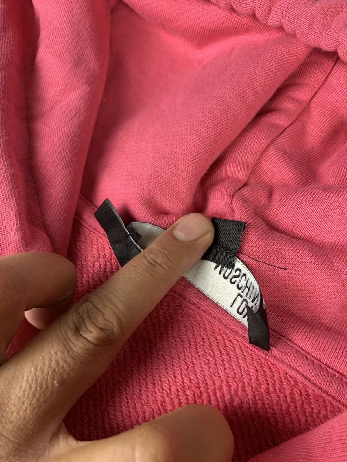 Love Moschino Love Moschino Italy Pink Reflective Sleeveless Dressy Hoodie Size M / US 6-8 / IT 42-44 - 9 Thumbnail