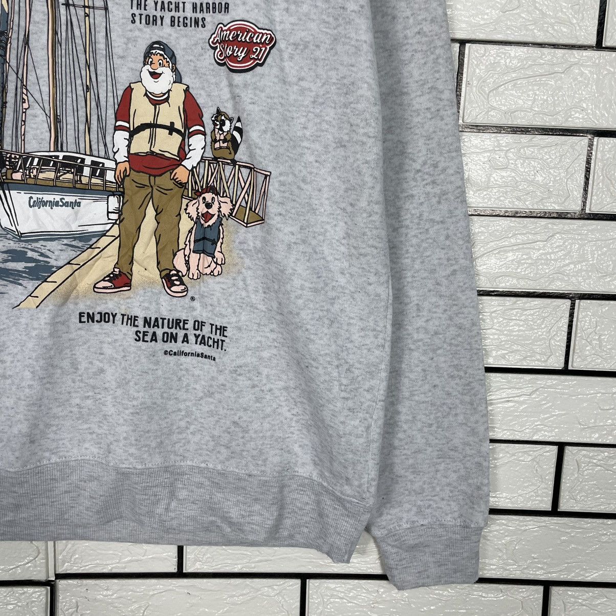 Japanese Brand California Santa Big Print Hoodie Size US M / EU 48-50 / 2 - 4 Thumbnail