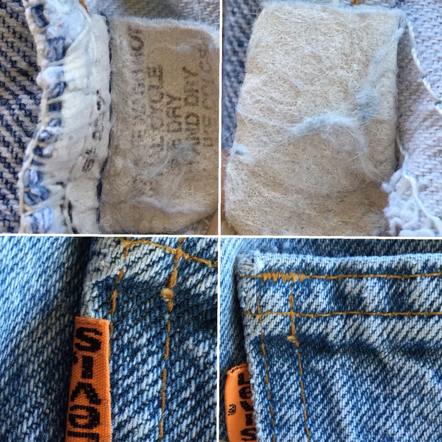 Vintage VINTAGE Levi’s Orange Tab Jeans Distressed From Wear 31 x 31 Denim Blue 1970s Womens Men’s? Size US 31 - 5 Thumbnail