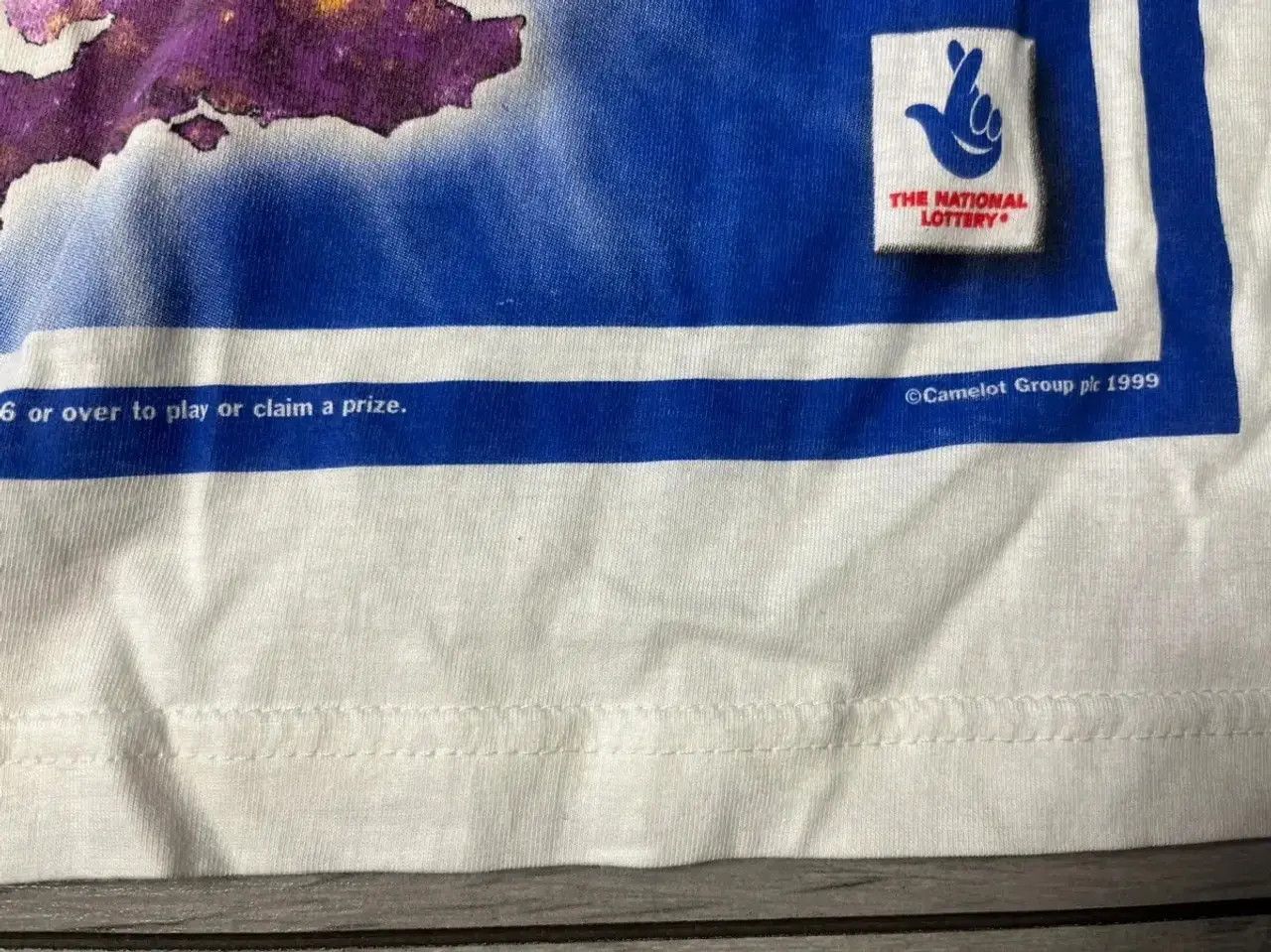 Band Tees The national lottery T-shirt 90s vintage size Large Size US L / EU 52-54 / 3 - 5 Thumbnail