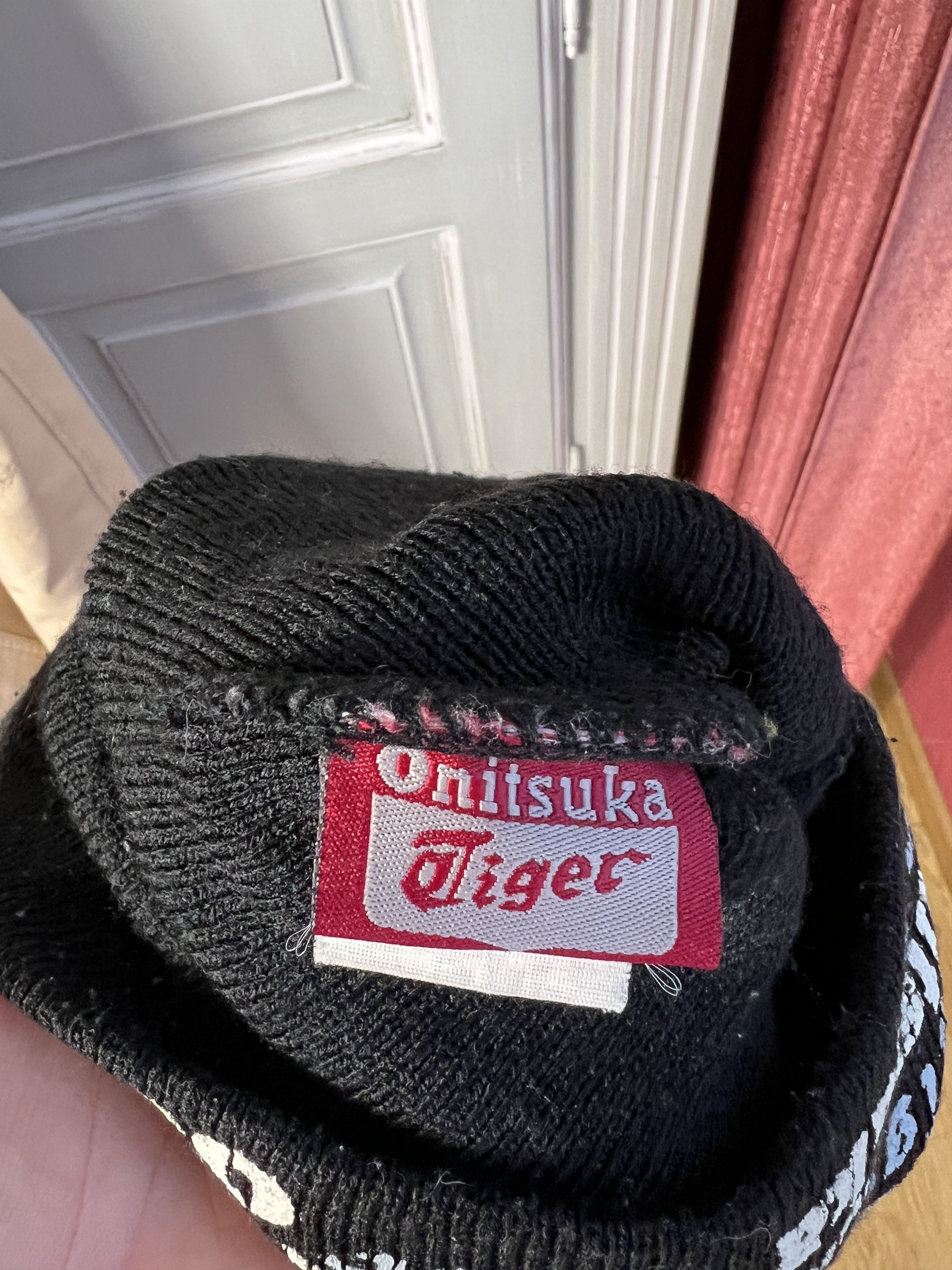 Onitsuka Tiger VINTAGE ONITSUKA TIGER SPELLOUT MONOGRAM beanie hat Size ONE SIZE - 5 Thumbnail