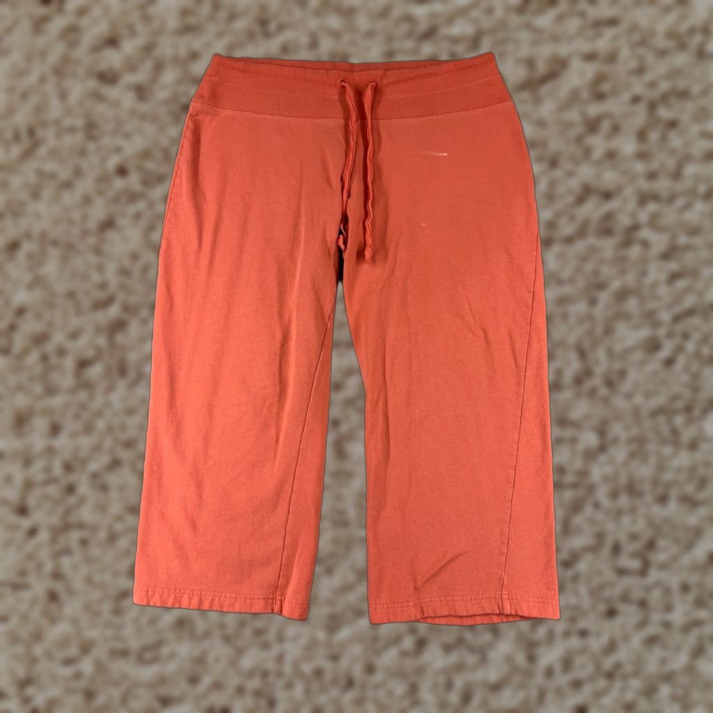 Patagonia Patagonia Pants Womens Large Orange Capri Tapered Jersey Cotton Blend Elastic Waist Athletic Hiking Activewear Casual Size L / US 10 / IT 46 - 1 Thumbnail