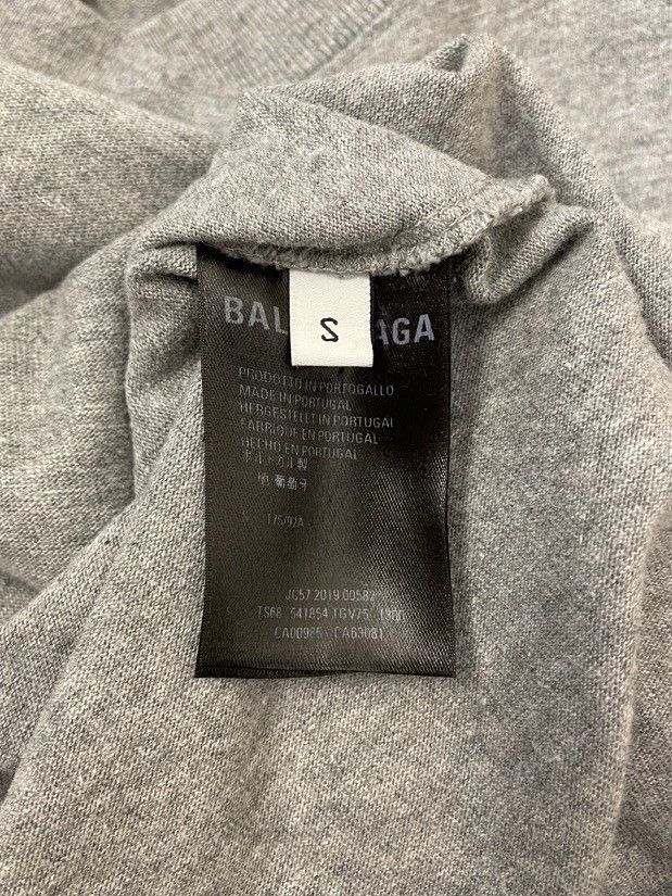 Balenciaga Balenciaga Gray Long Sleeve T-Shirt-2505 Size US S / EU 44-46 / 1 - 6 Thumbnail