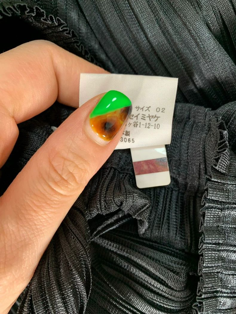 Issey Miyake Issey Miyake Black fringed pants Size 23" - 6 Thumbnail