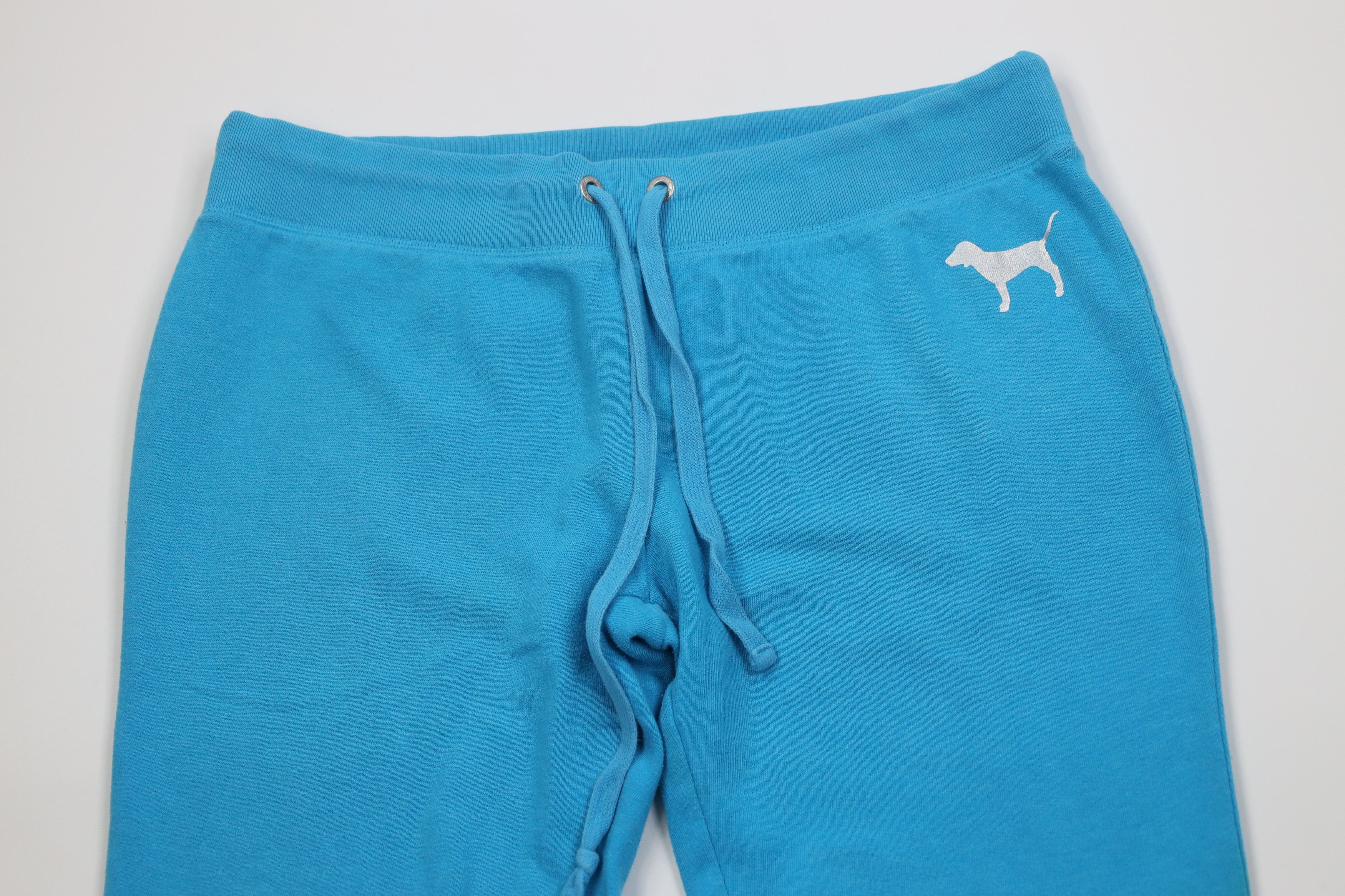 Victoria's Secret Vintage Y2K Pink Victoria's Secret Wide Leg Sweatpants Blue Size 34" / US 12 / IT 48 - 2 Thumbnail
