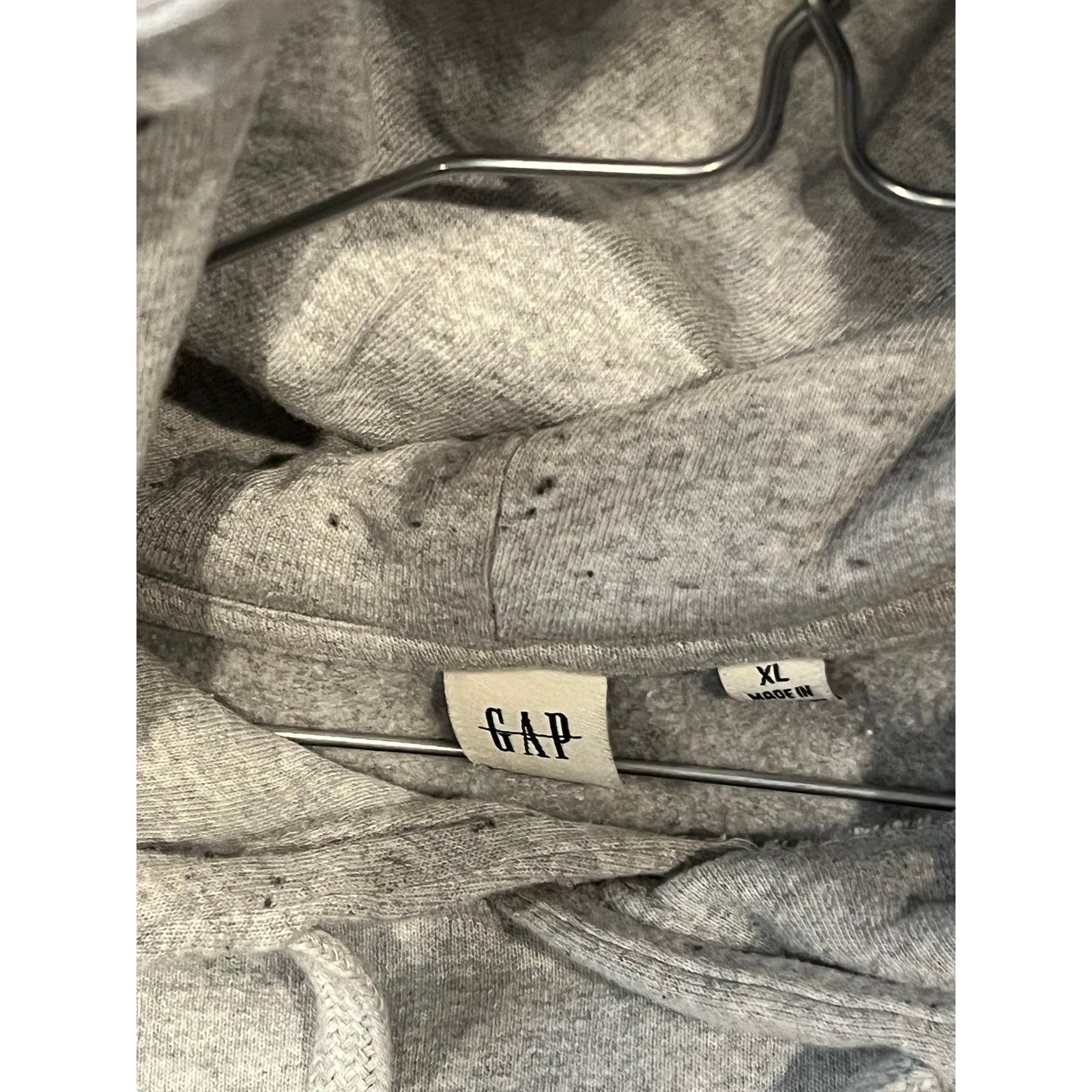Gap The Gap Gray Pullover Hoodie Mens XL Size US XL / EU 56 / 4 - 3 Thumbnail