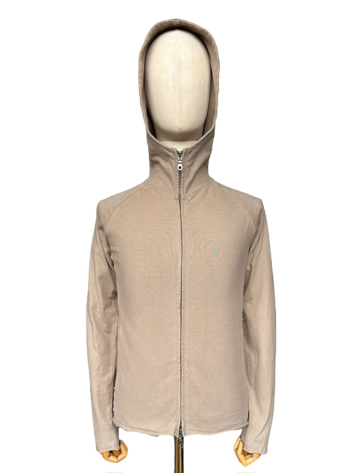 14th Addiction 00's Battalion Japan raw edge slim zipper hoodie Size US S / EU 44-46 / 1 - 7 Thumbnail