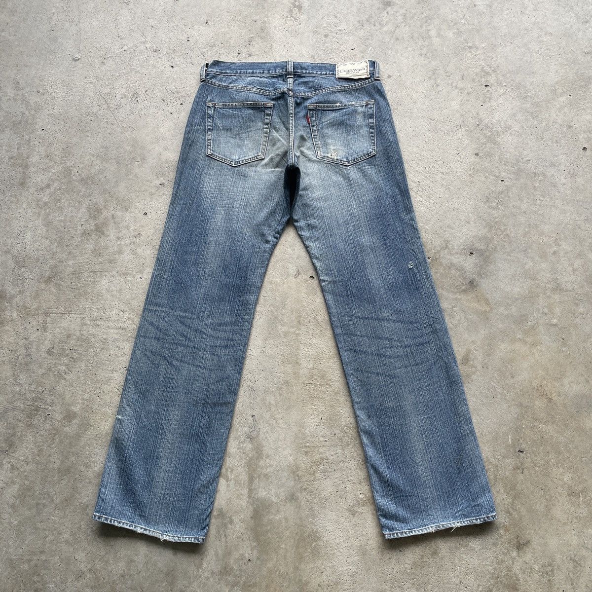 Japanese Brand W32x33 Vintage Japanese Denim Faded Jeans Pants Size US 32 / EU 48 - 11 Thumbnail