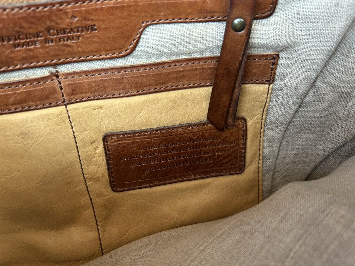 Handmade × Officine Creative Officine Creative Leather Briefcase Messenger (Much Worn) Size ONE SIZE - 5 Thumbnail