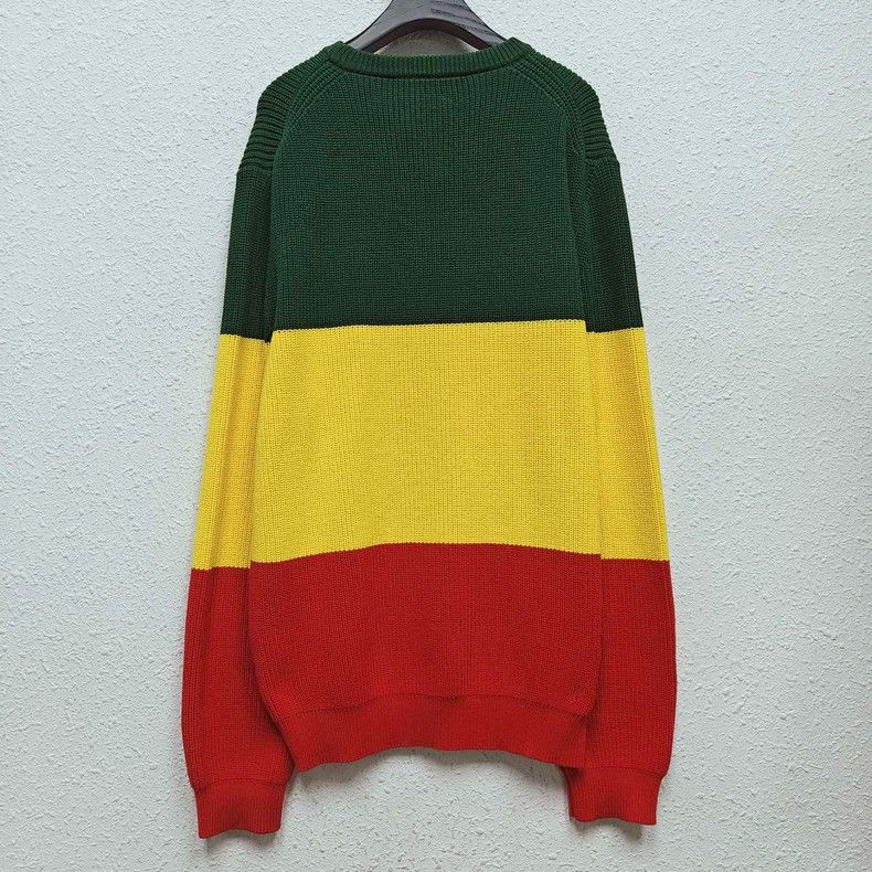 Louis Vuitton Louis Vuitton Green, yellow and red patchwork Jamaican swe Size US XL / EU 56 / 4 - 2 Thumbnail