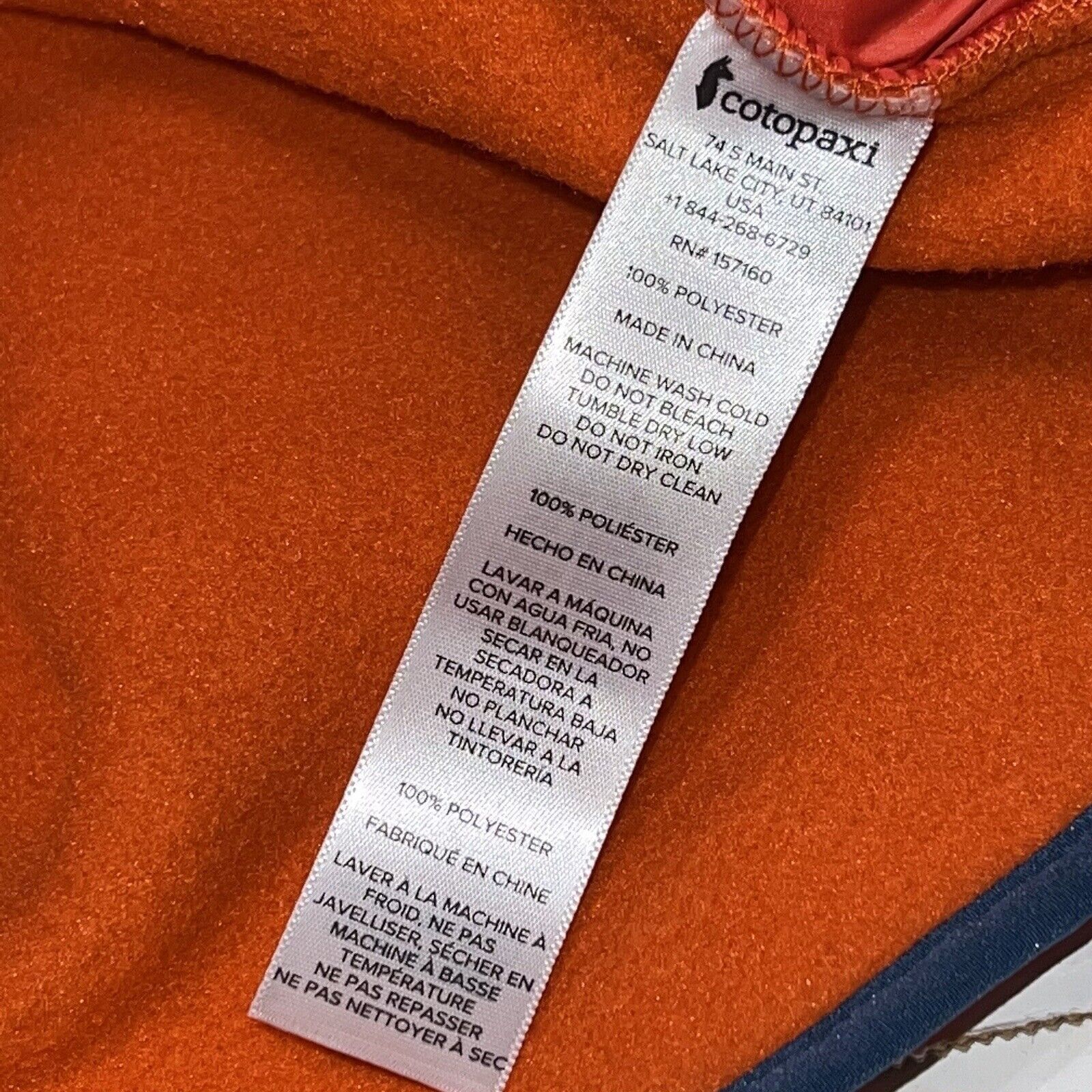 Cotopaxi Cotopaxi Men's Teca Fleece Full-Zip Jacket Orange Large Size US L / EU 52-54 / 3 - 7 Thumbnail