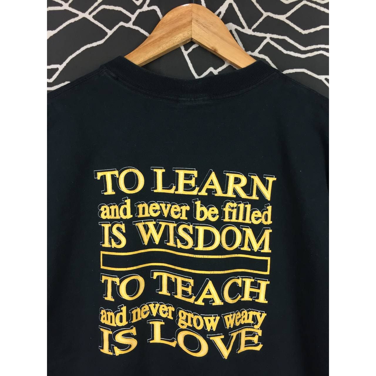 Fruit Of The Loom × Vintage Vtg 00s Real Teachers Teach And Never Stop Learning Tee Size US XL / EU 56 / 4 - 6 Thumbnail