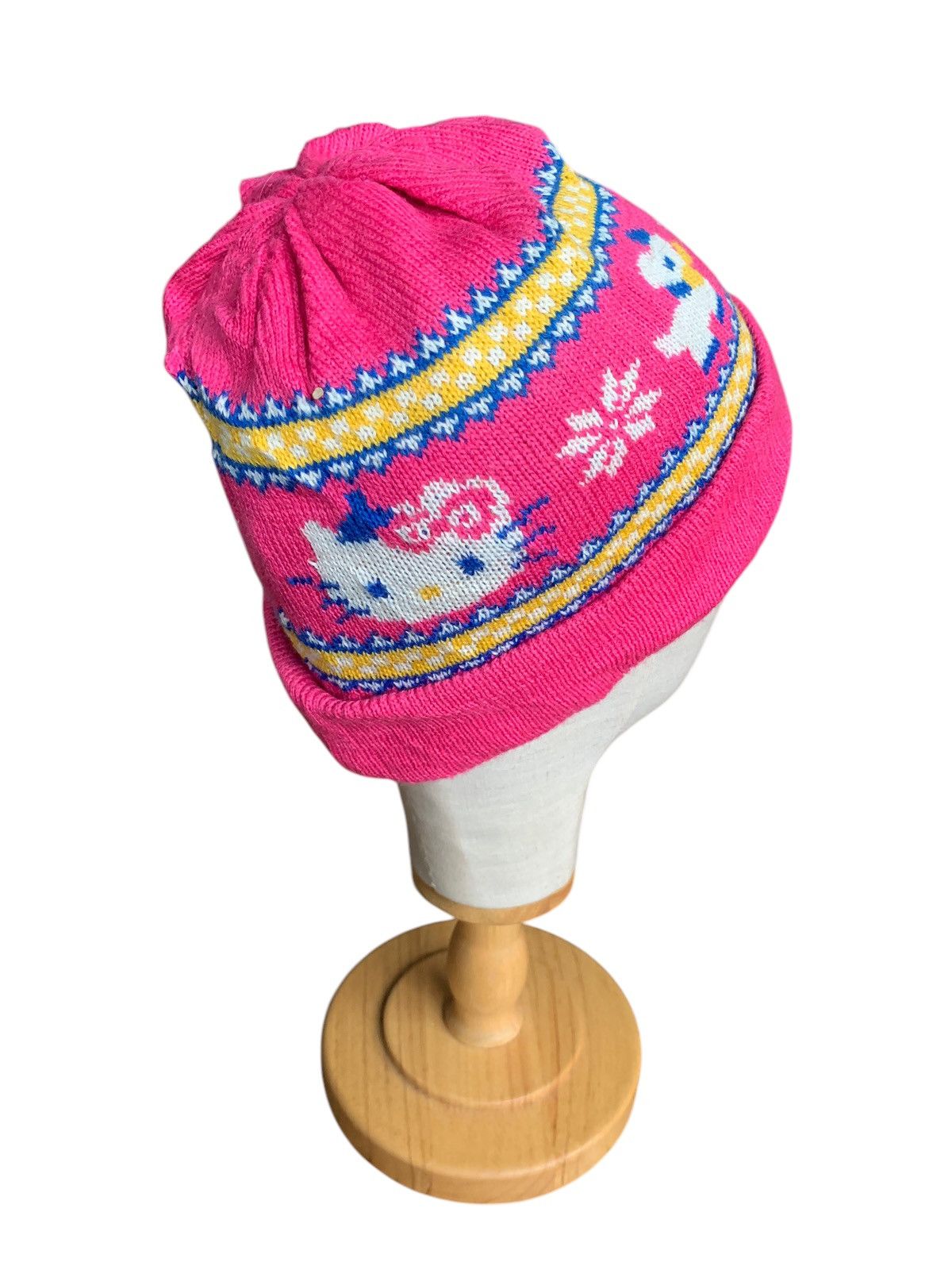 Japanese Brand × Kapital × Vintage Vintage Hello Kitty Knitted Winter sessions Beanie hats Size ONE SIZE - 6 Thumbnail