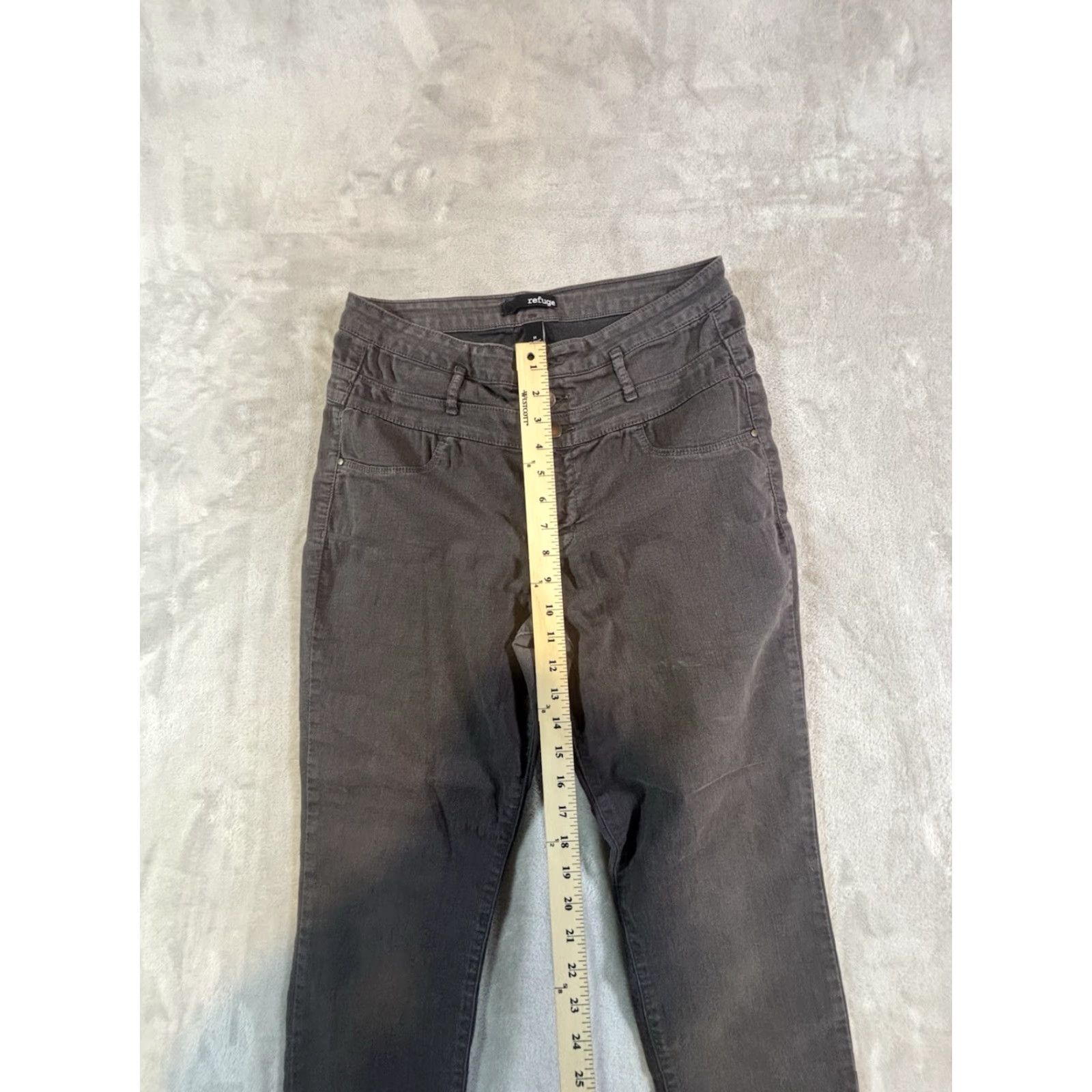 Vintage Refuge Jeans Skinny Denim 5-Pocket Dark Wash Size 14 Women’s Regular Rise 27.5 in Inseam Size 36" / US 14 / IT 50 - 6 Thumbnail