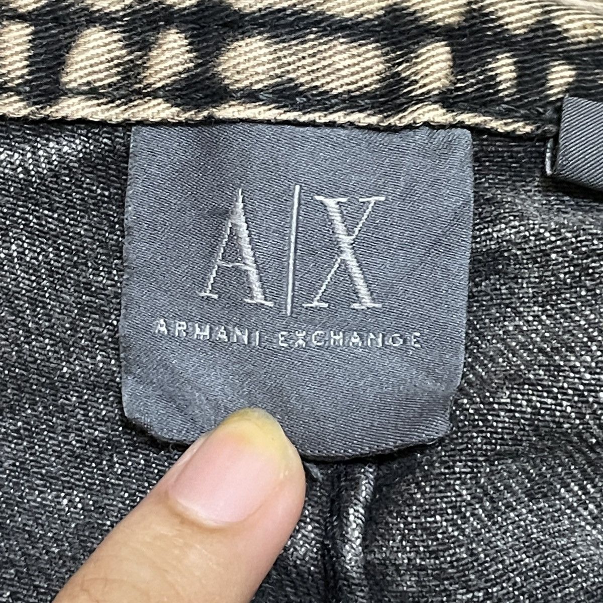 14th Addiction × Armani Exchange × Vintage Very Rare Design Vintage Brand Armani Exchange Jeans 2000s Size US 38 / EU 54 - 10 Thumbnail
