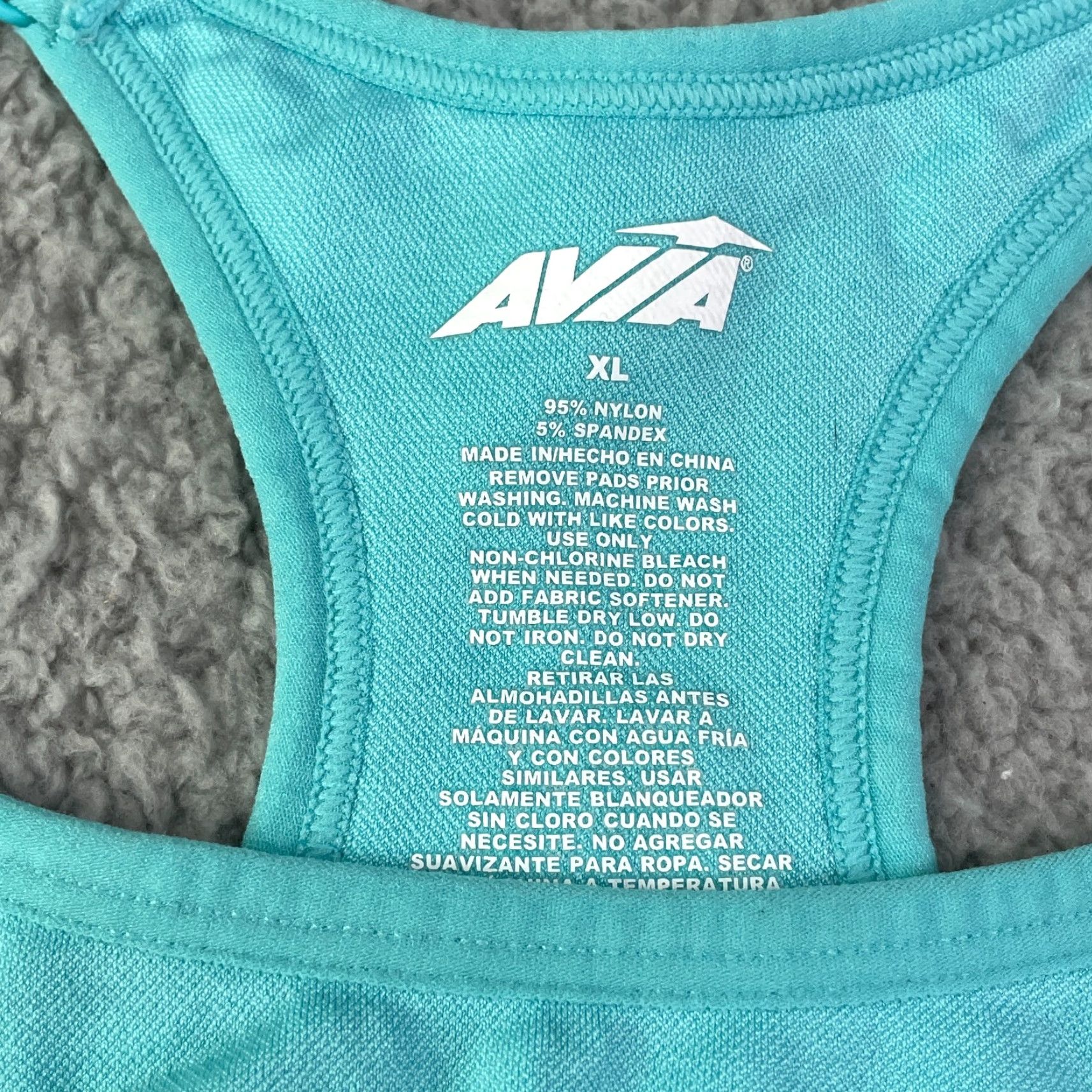 Avia ZYIA Avia Champion Sports Bra LOT of 2 Women's XL Sportswear Gorpcore Running Gym Size ONE SIZE - 4 Thumbnail