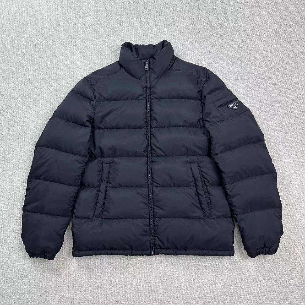 Prada Prada Triangle Logo Stand Collar Down Jacket 52 Almost New Size US L / EU 52-54 / 3 - 1 Thumbnail