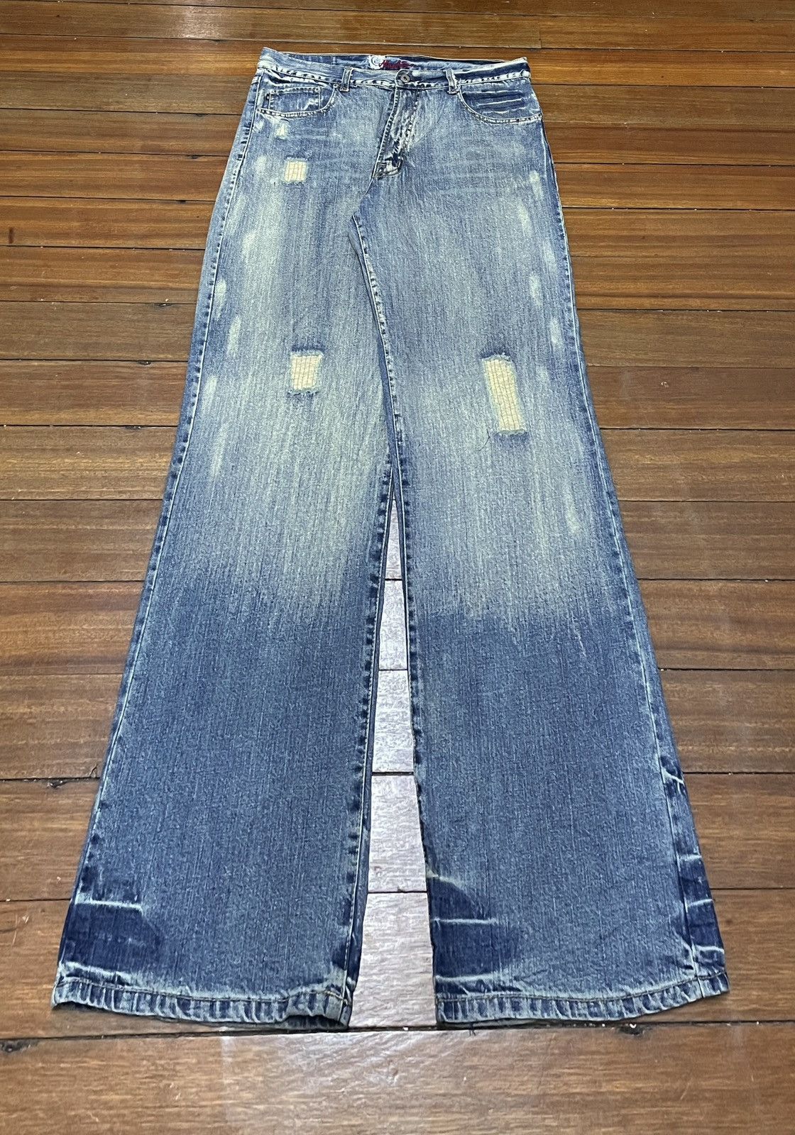 Rare Design Vintage Brand Machine Rapper Baggy Jeans 1990s