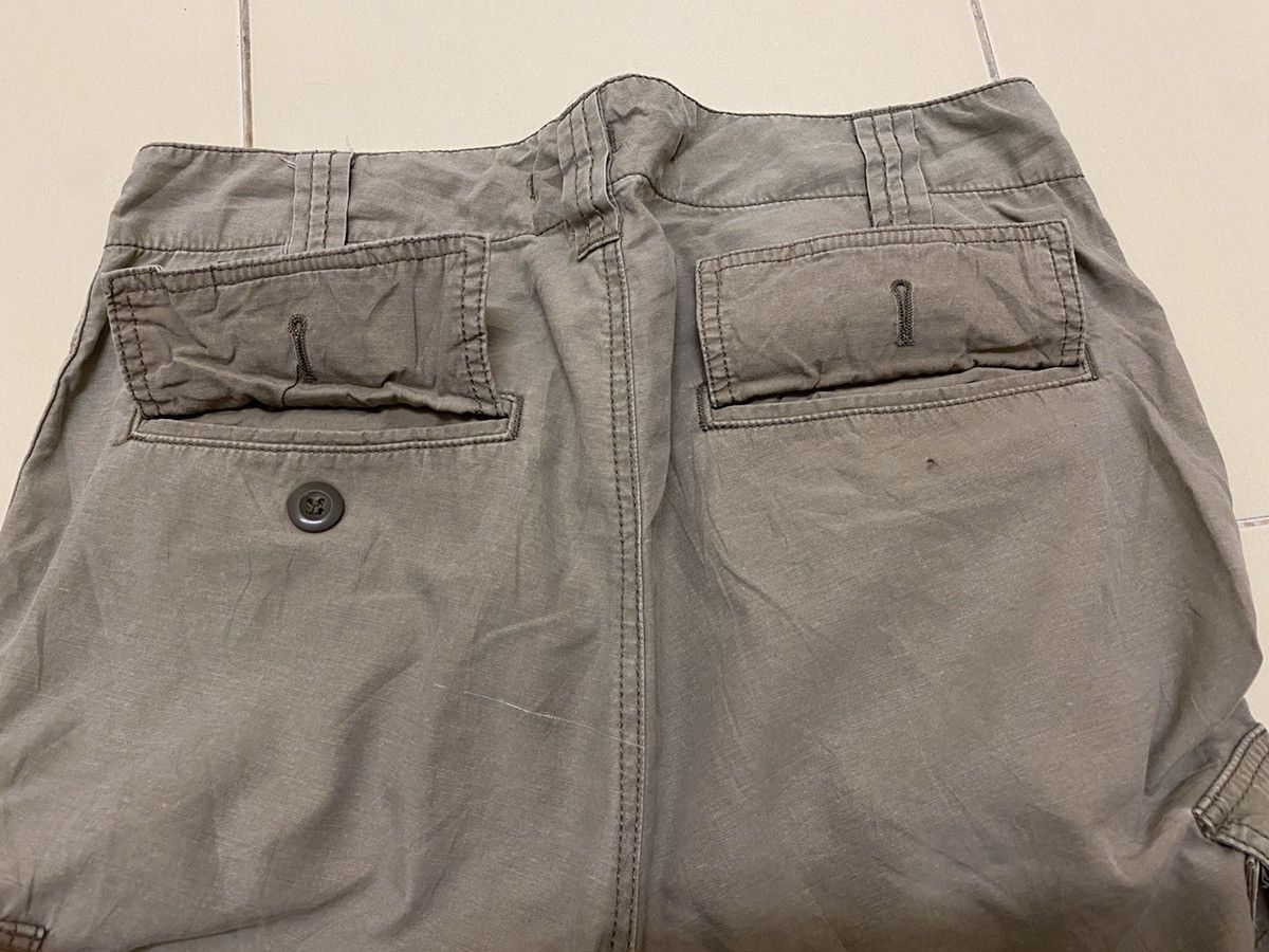 Japanese Brand And A Cargo Pants With Leather Detailing Size US 31 - 9 Thumbnail