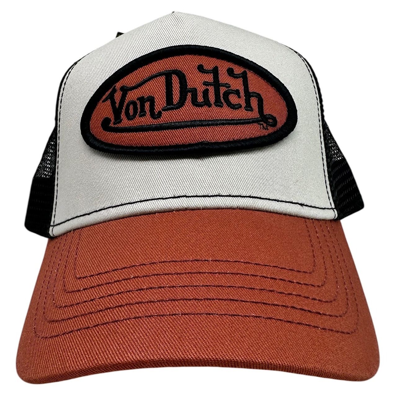 Von Dutch Von Dutch Trucker Hat Burnt Orange Snapback Cap Size ONE SIZE - 2 Thumbnail