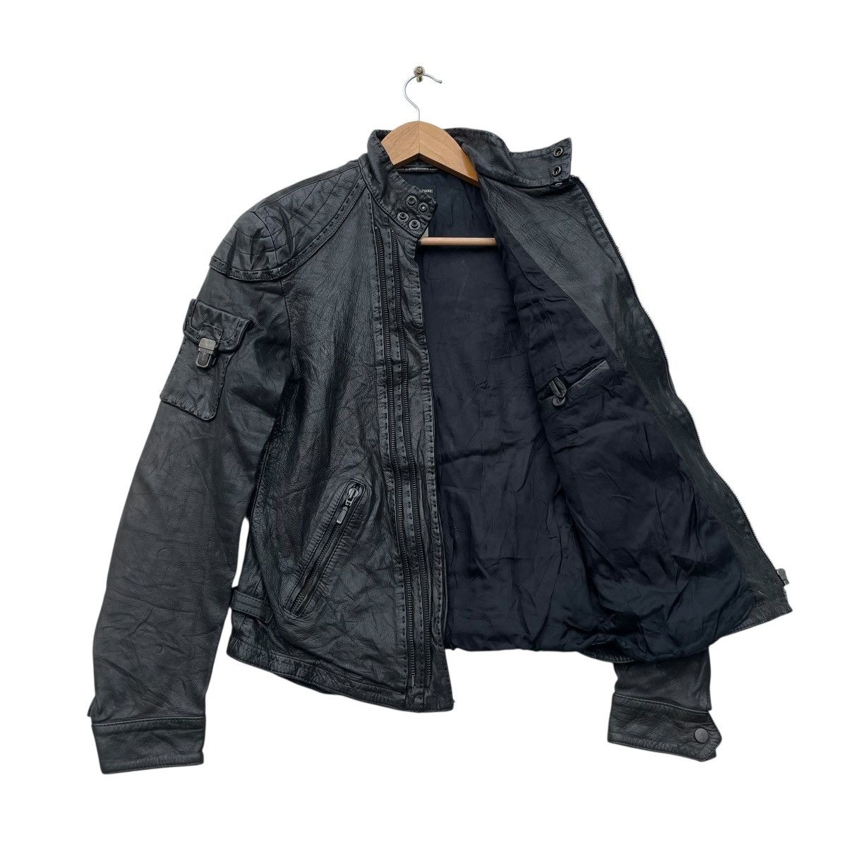 Other 💥 Designer G.Guaglianone Stitching Genuine Lether Biker Size M / US 6-8 / IT 42-44 - 3 Thumbnail