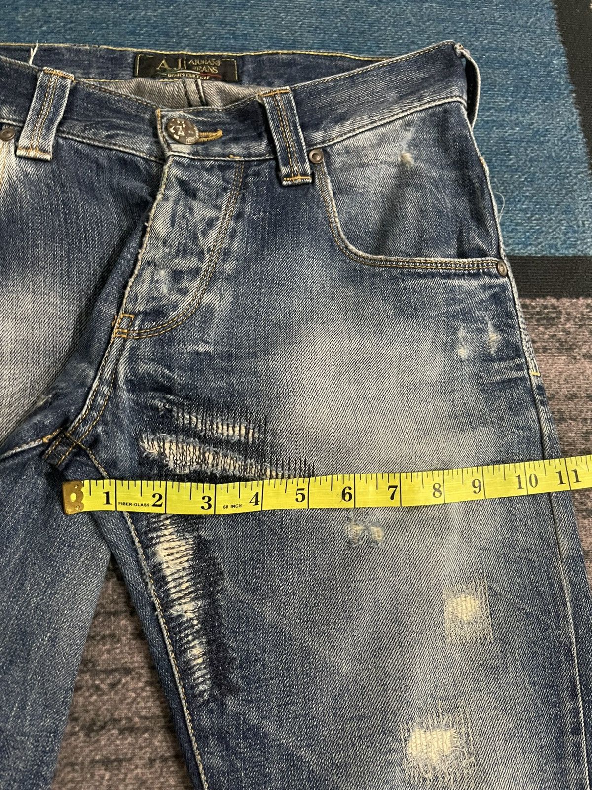 Armani Armani Jeans Distressed Denim Size US 29 - 16 Thumbnail