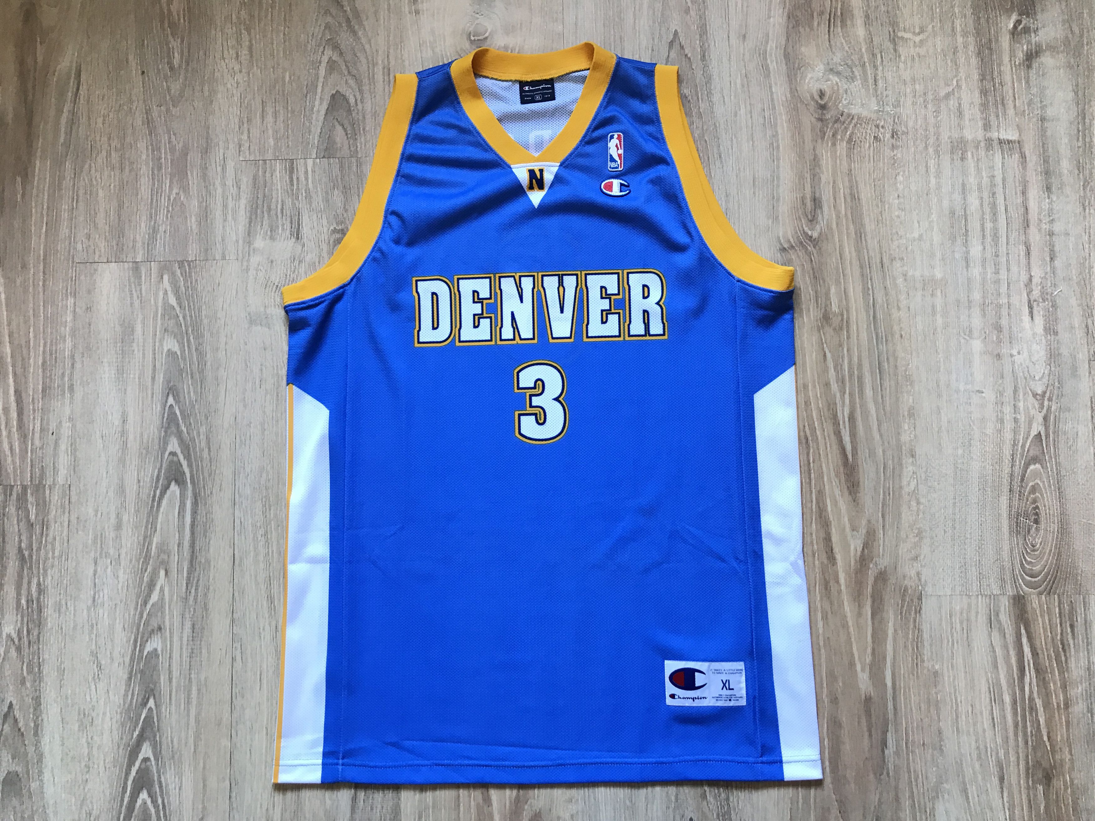 Vintage NBA Denver Nuggets Allen Iverson #3 Jersey