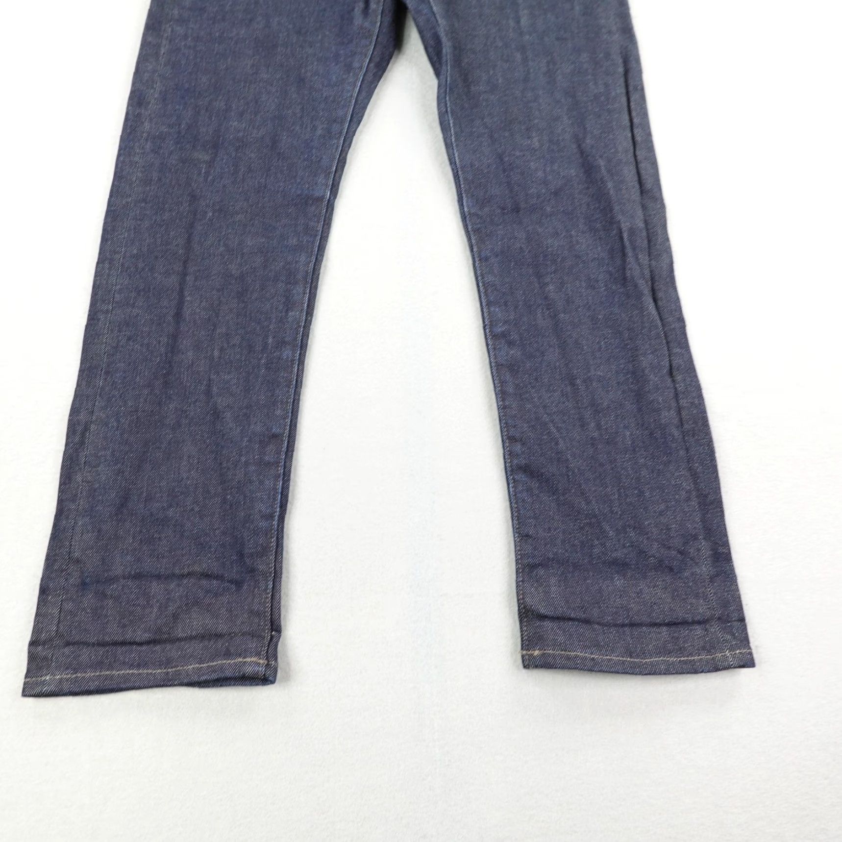 Uniqlo VINTAGE Uniqlo Jeans Mens 35x32 Blue Japanese Selvedge Denim Slim Straight Kaihara Size US 35 - 3 Thumbnail