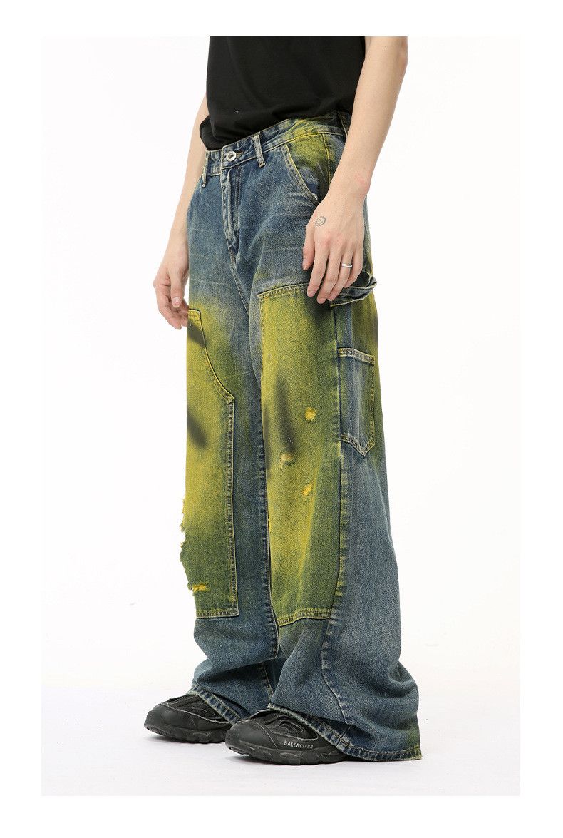 Other Worn out Carpenter Baggy Jeans Size US 29 - 3 Thumbnail