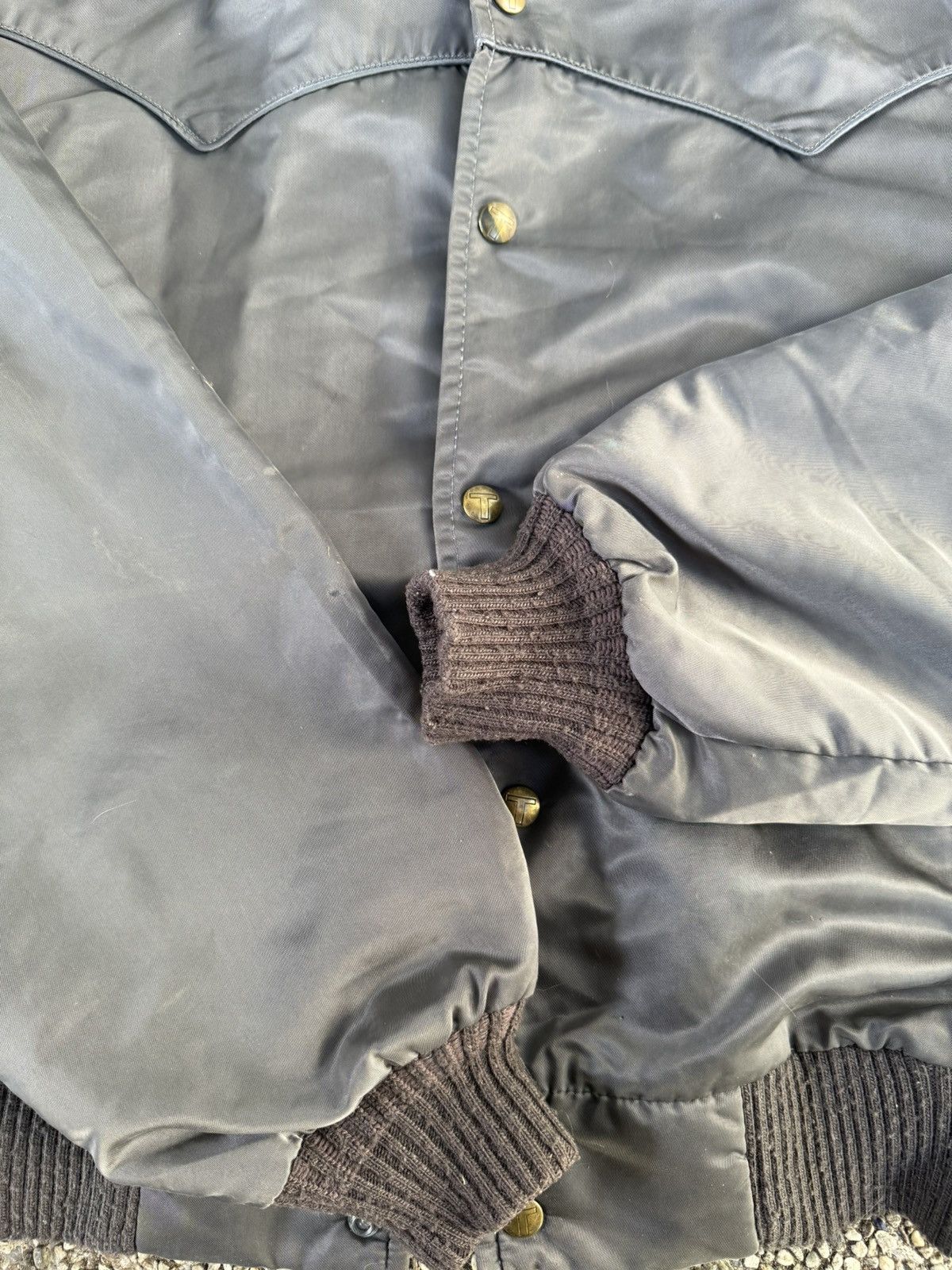 Vintage 80's Tempco Batwing Button-up Bomber Jacket Size US M / EU 48-50 / 2 - 7 Thumbnail