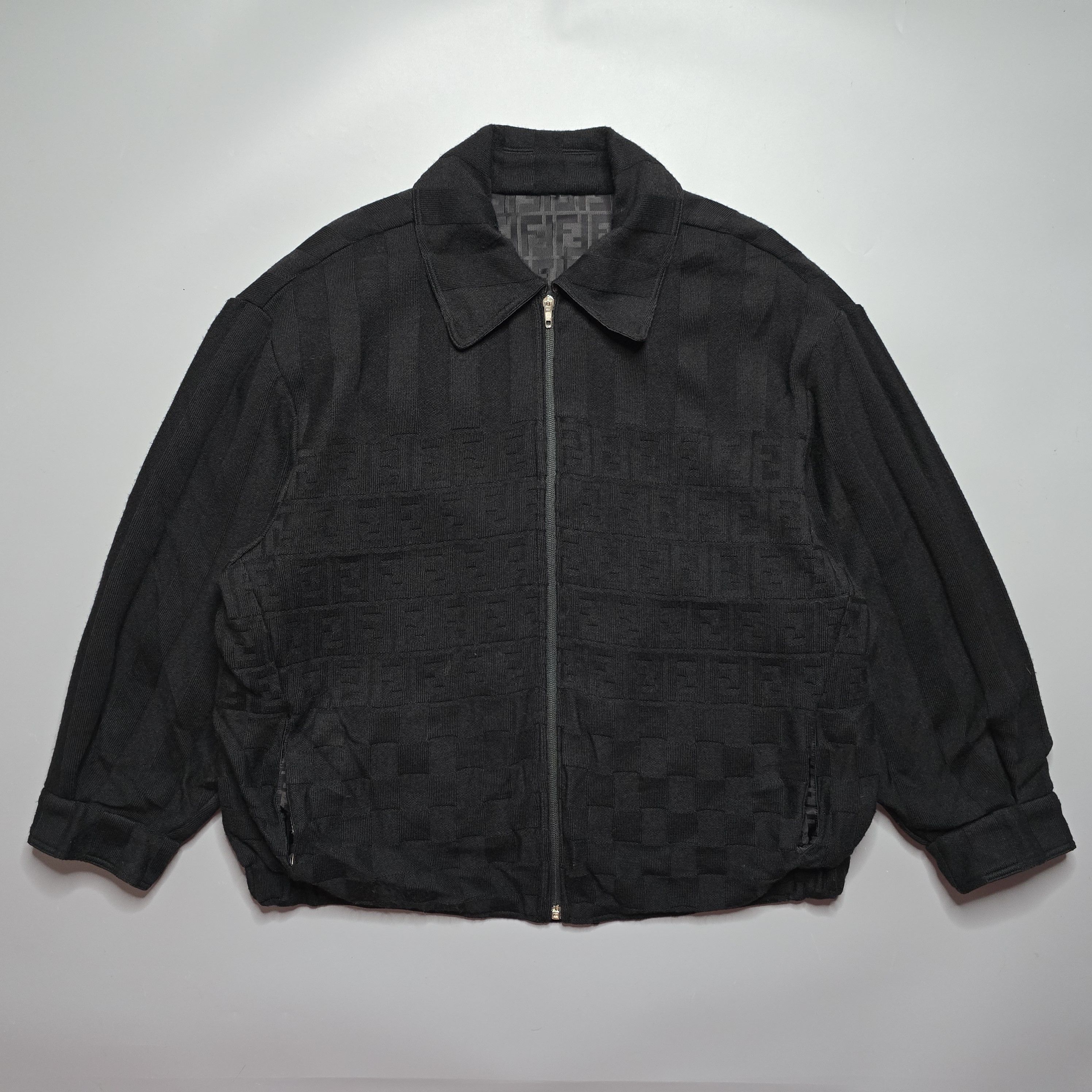 Fendi Fendi - Zucca Wool Reversible Jacket Size US L / EU 52-54 / 3 - 6 Thumbnail