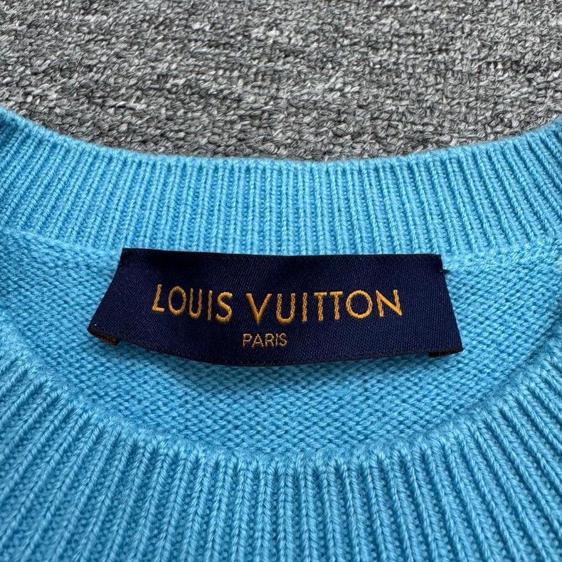 Louis Vuitton Louis Vuitton Checkerboard sweater Size US L / EU 52-54 / 3 - 2 Thumbnail