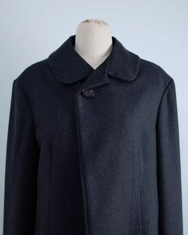 Comme des Garcons Comme des Garcons Dark gray doll collar with a button wool Size M / US 6-8 / IT 42-44 - 4 Thumbnail