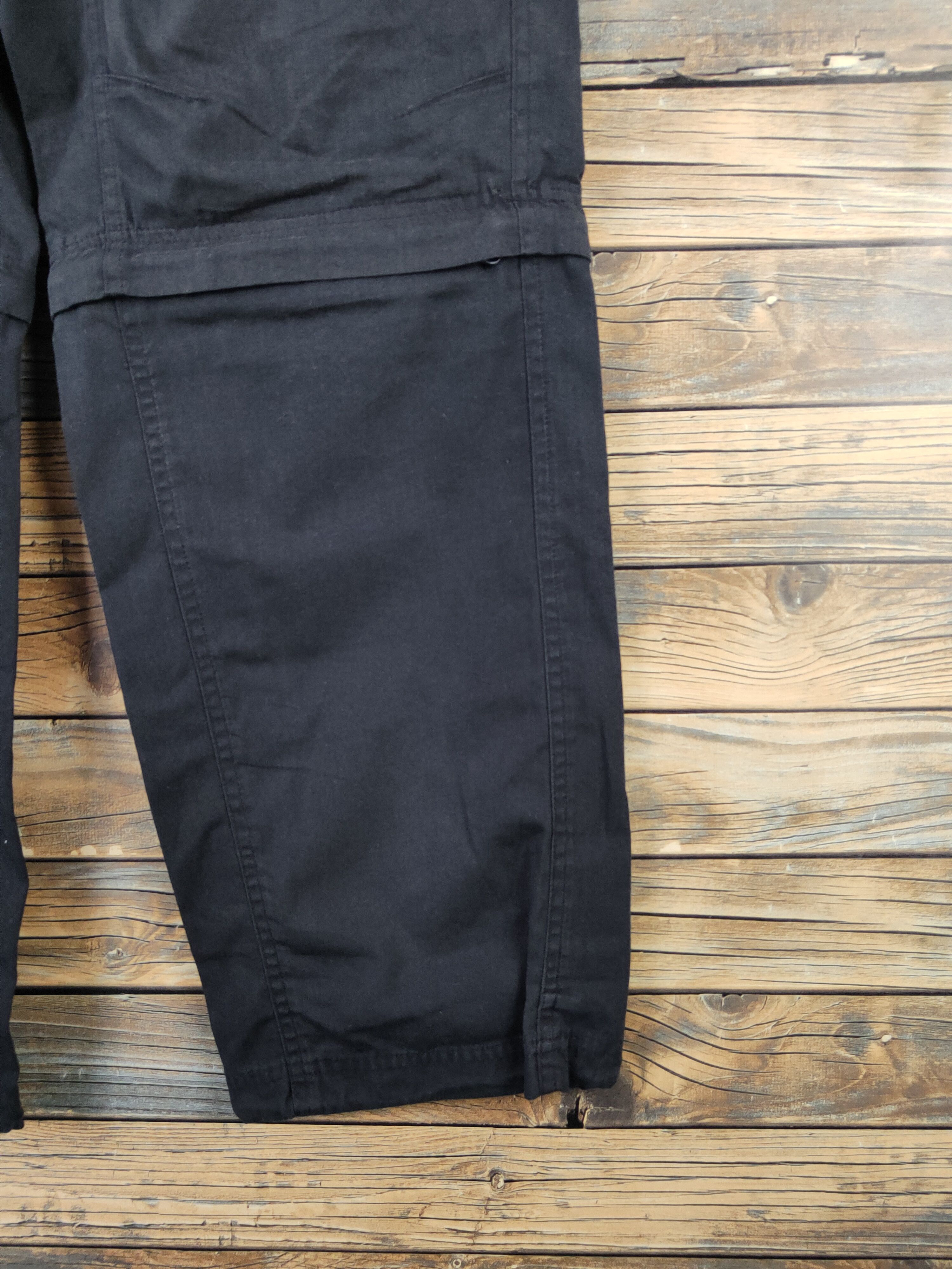 Japanese Brand DL CRU Black Multipocket Cargo Pants #2338 Size US 33 - 6 Thumbnail