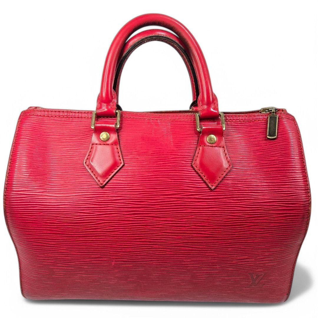 Louis Vuitton Louis Vuitton - Speedy 25 Red Handbag LV Mini Epi Size ONE SIZE - 3 Thumbnail