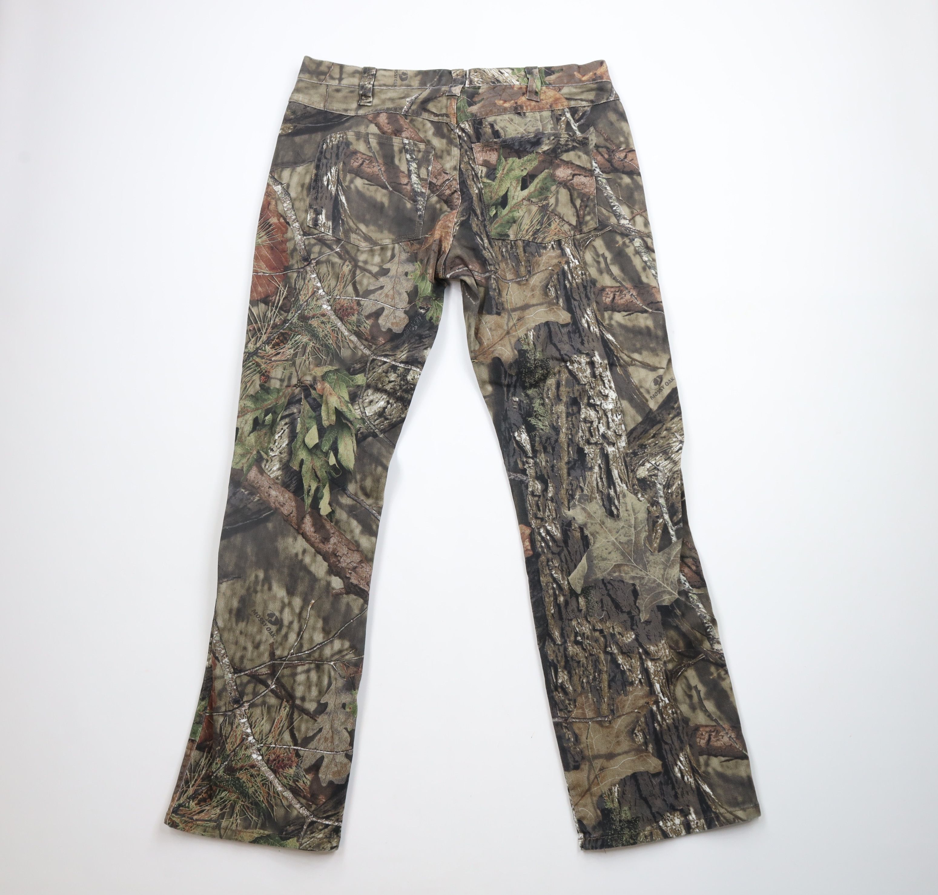 Mossy Oaks × Vintage Vintage Mossy Oak Camouflage Stretch Wide Leg Denim Jeans Size US 36 / EU 52 - 7 Thumbnail